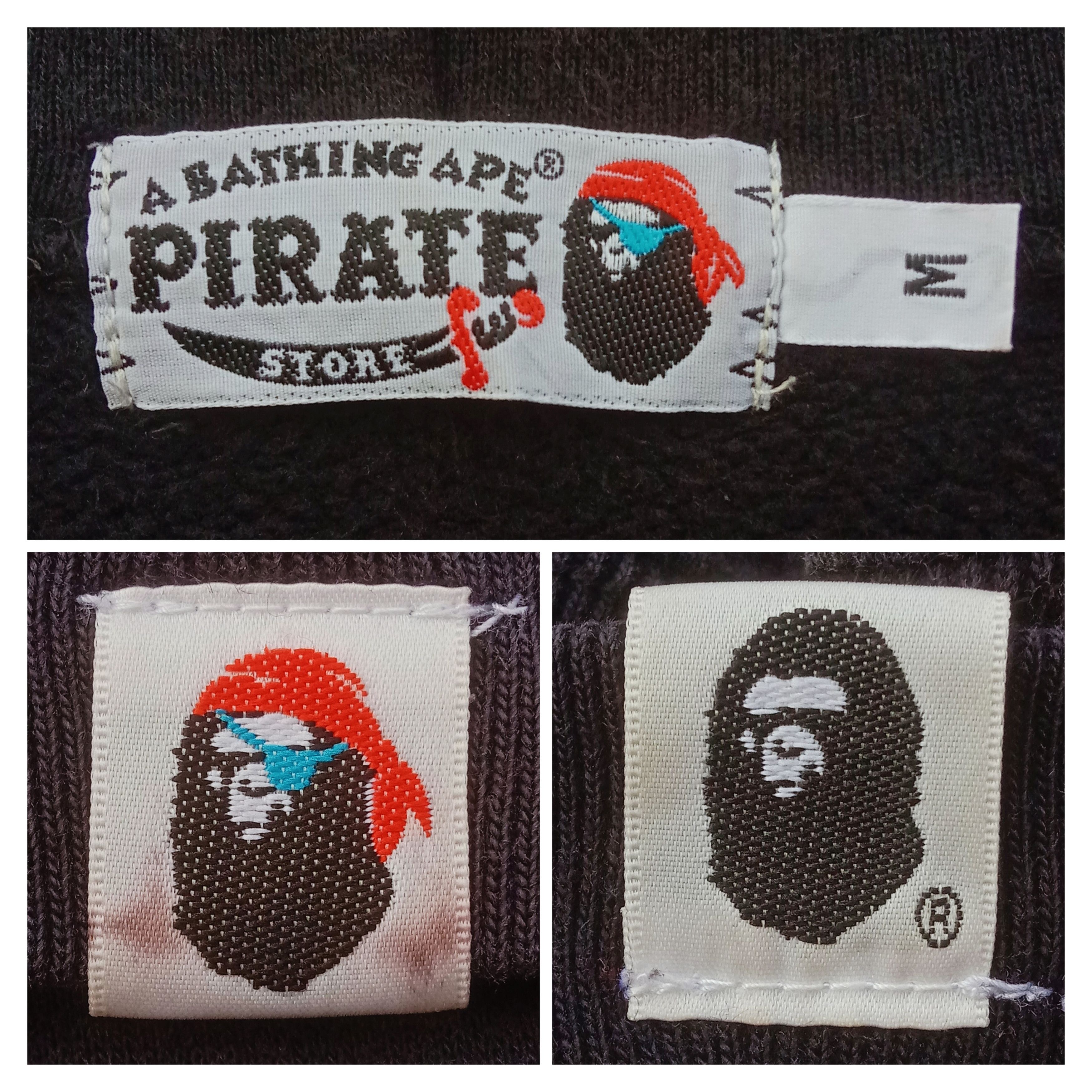 Bape Bape Pirate Store Monogram Zip Hoodie Size US M / EU 48-50 / 2 - 6 Thumbnail