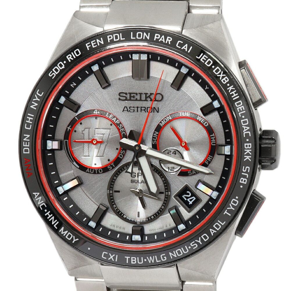 Seiko Seiko Seiko Astron Nexter Titanium Watch Metal Quartz SBXC125 DUTY FREE for USA Size ONE SIZE - 1 Thumbnail