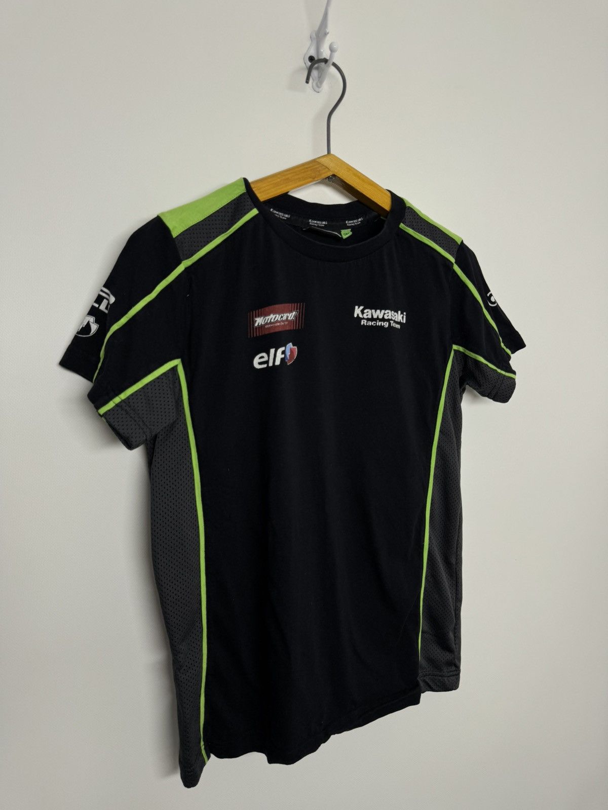 Vintage Vintage Y2k Kawasaki T shirt Motosport Racing Team Shirt Size US S / EU 44-46 / 1 - 4 Thumbnail