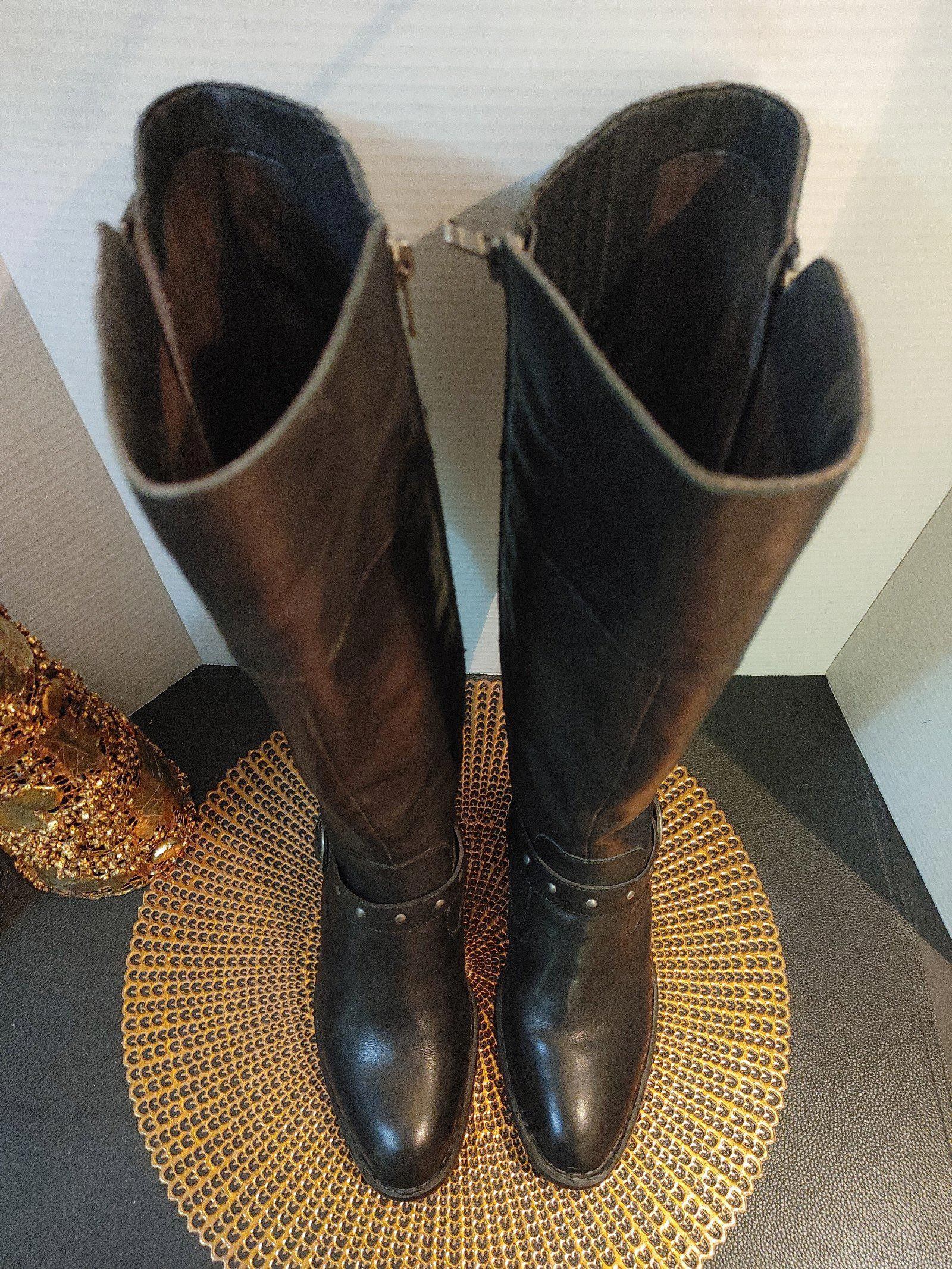 Born Born Leather Riding Boots Size 9.5 Size US 9.5 / IT 39.5 - 4 Thumbnail