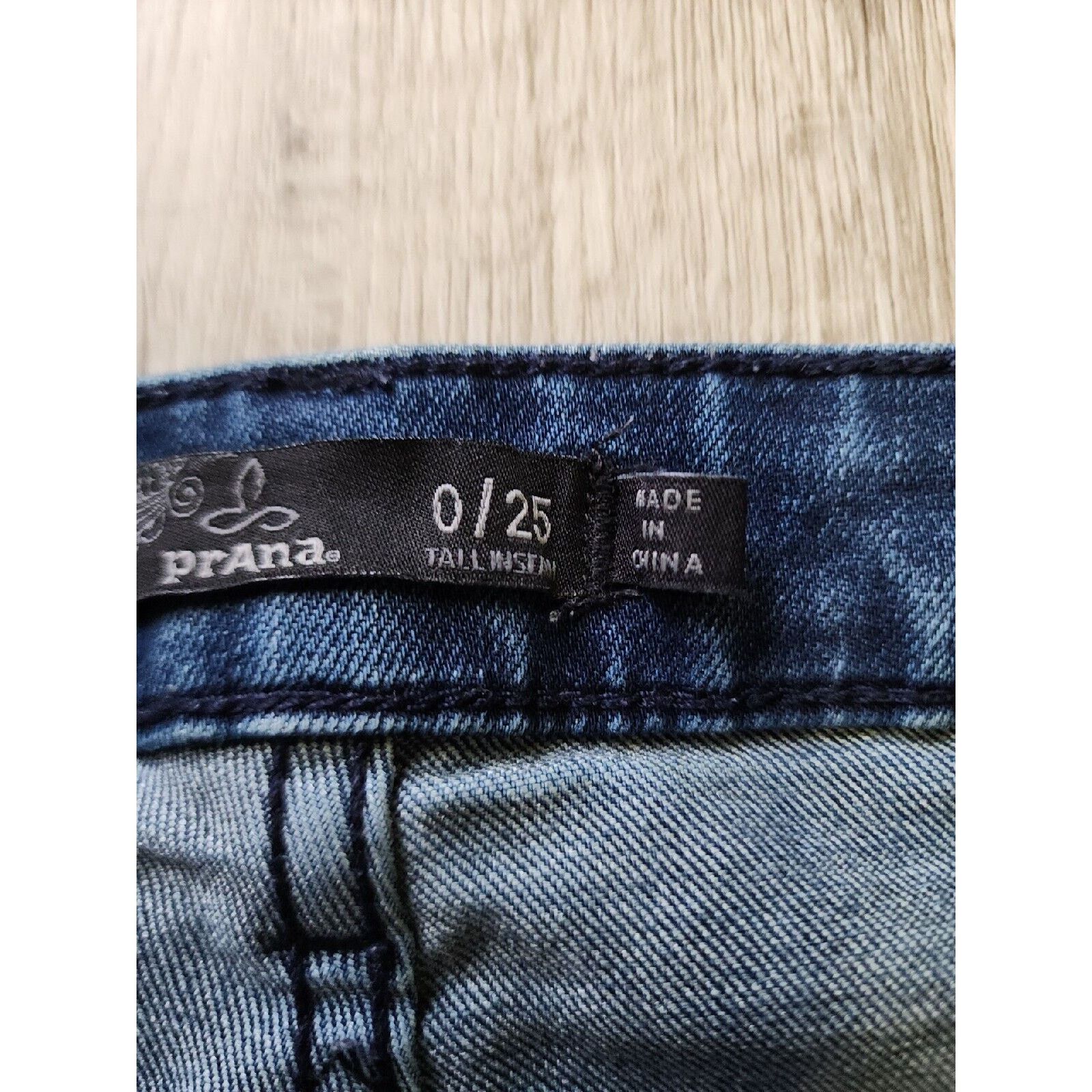 Prana Prana Women's 0/25 Tall Skinny Stretch Mid-Rise Jeans Size 25" / US 0 / IT 36 - 5 Thumbnail