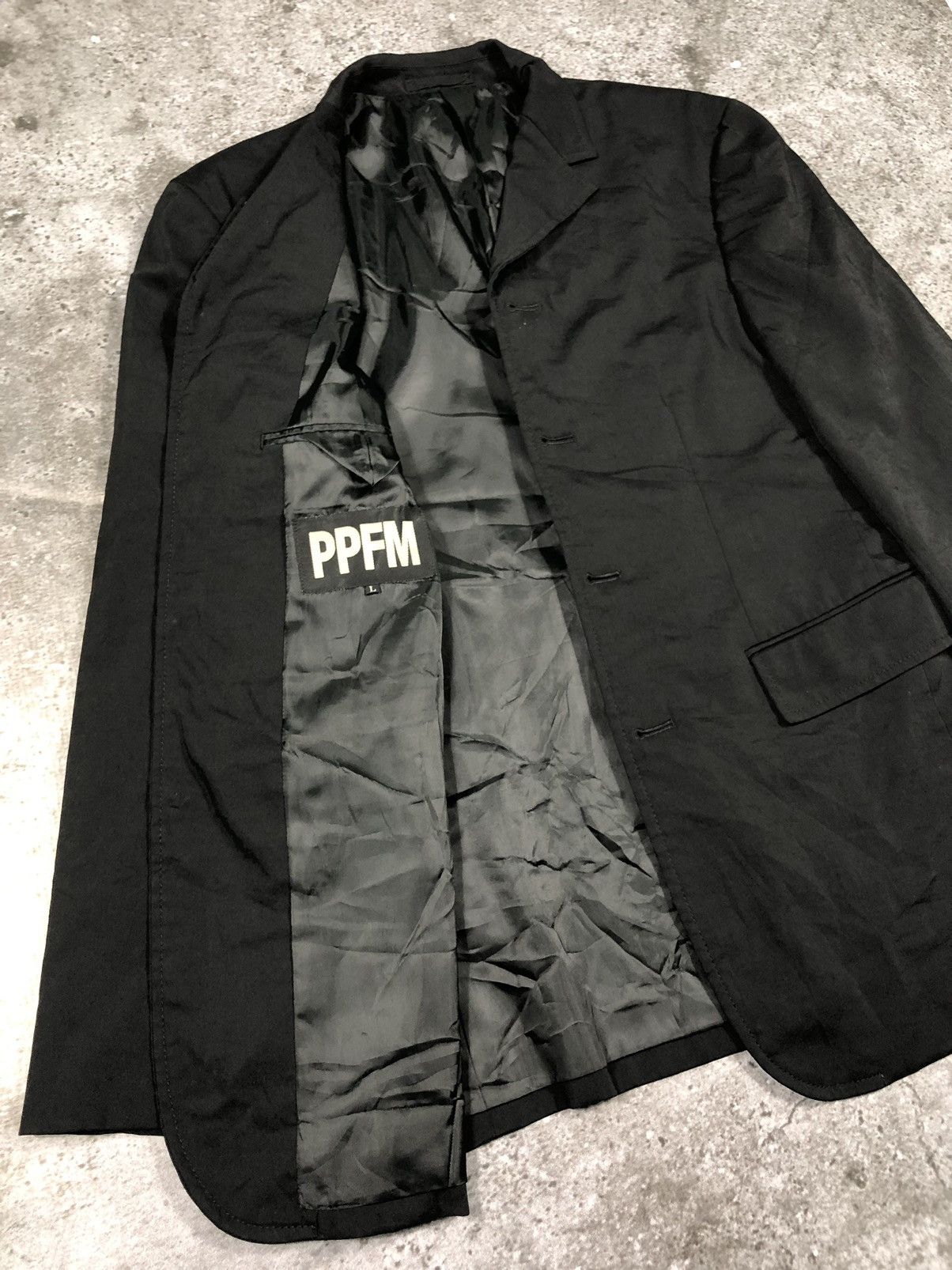 Japanese Brand × PPFM PPFM BLACK BLAZER Size US M / EU 48-50 / 2 - 4 Thumbnail