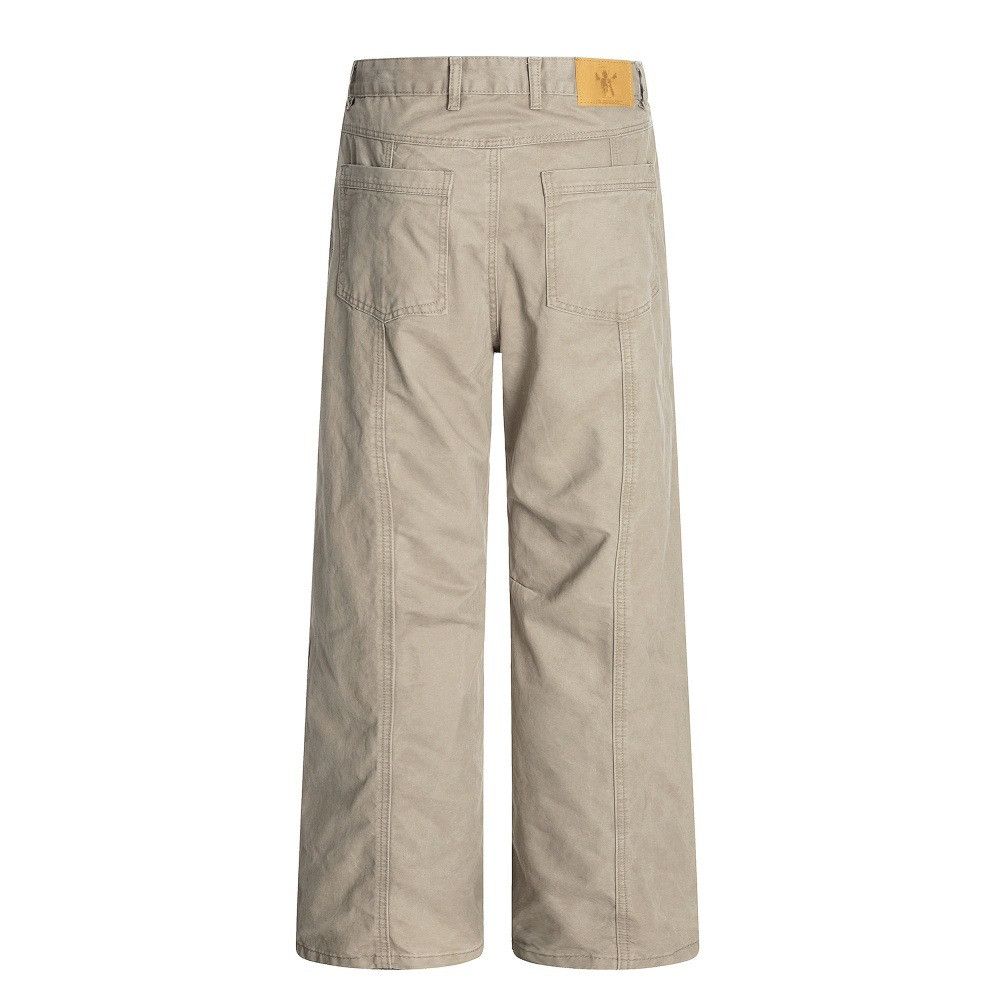 Japanese Brand × Jean Trendy street men's straight casual wide-leg cargo jeans Size US 32 / EU 48 - 2 Thumbnail