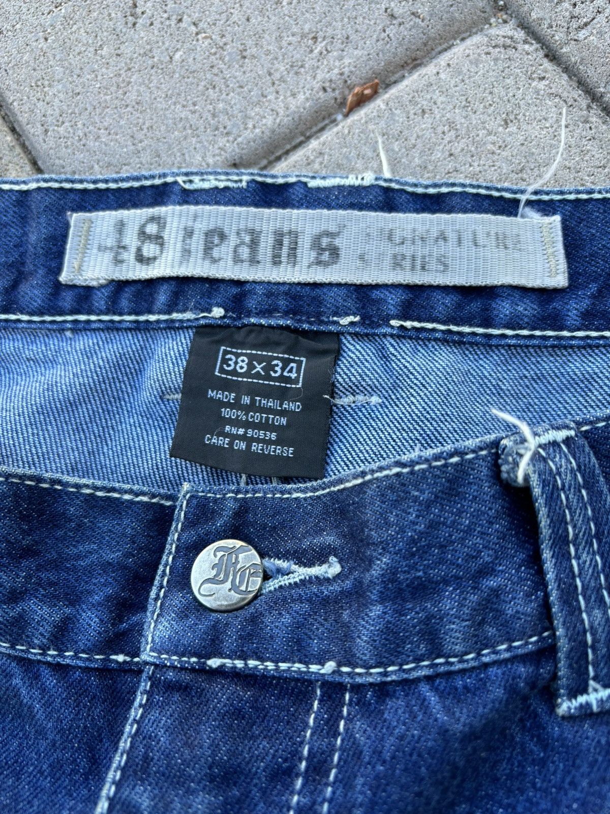 Vintage Vintage 48 Jeans Co Baggy JNCO Style Jeans Size US 38 / EU 54 - 5 Thumbnail