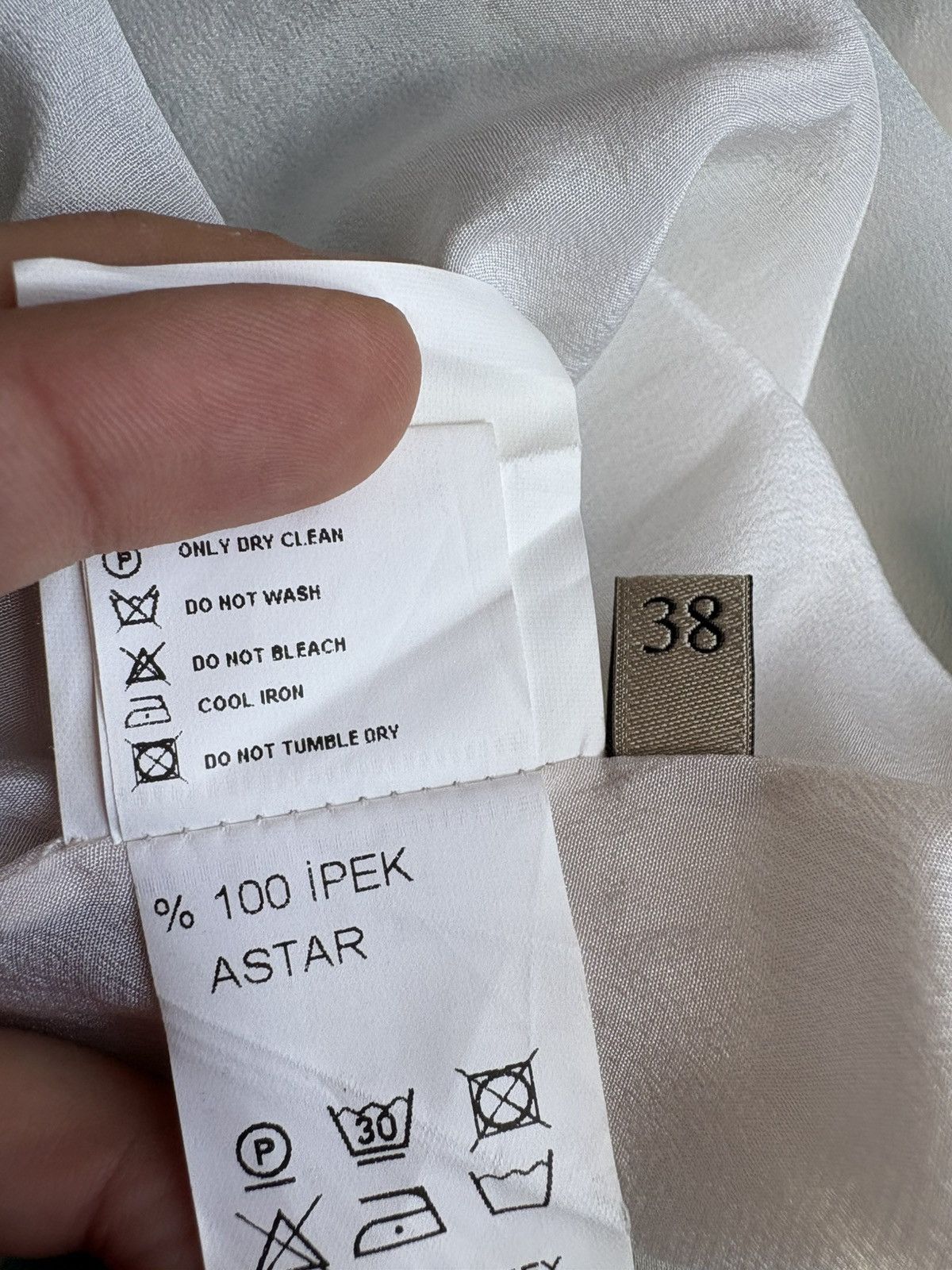 Vintage Beymen silk skirt Size 26" / US 2 / IT 38 - 13 Thumbnail