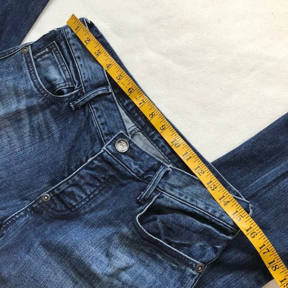 Giorgio Armani Armani Jeans J024L Dark Wash Medium Rise Straight Leg Women' Size 29" - 12 Thumbnail