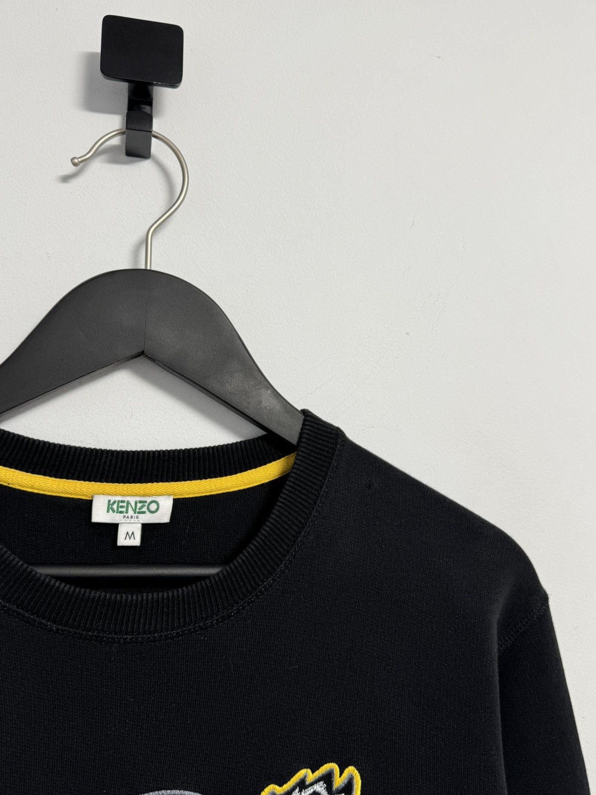 Kenzo Kenzo Paris Black Tiger Sweatshirt Streetwear Style Size US M / EU 48-50 / 2 - 3 Thumbnail