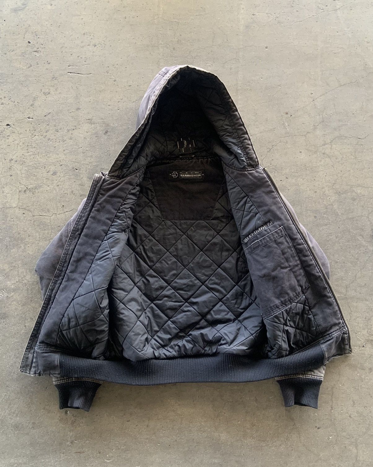 Vintage Rammstein Faded Black Active Jacket Size US M / EU 48-50 / 2 - 6 Thumbnail