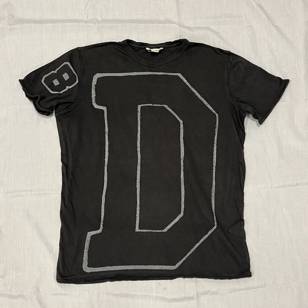 Diesel Diesel Black & grey cotton D-sided tee t-shirt Size L / US 10 / IT 46 - 1 Thumbnail