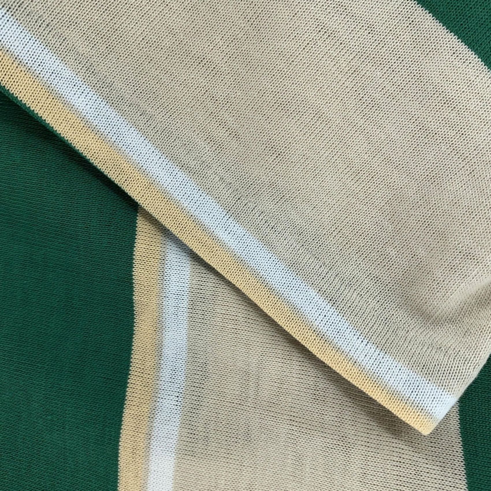 Vintage VINTAGE Michael Striped Polo Shirt Mens XS Collared Short Sleeve Green Beige Size US XS / EU 42 / 0 - 5 Thumbnail
