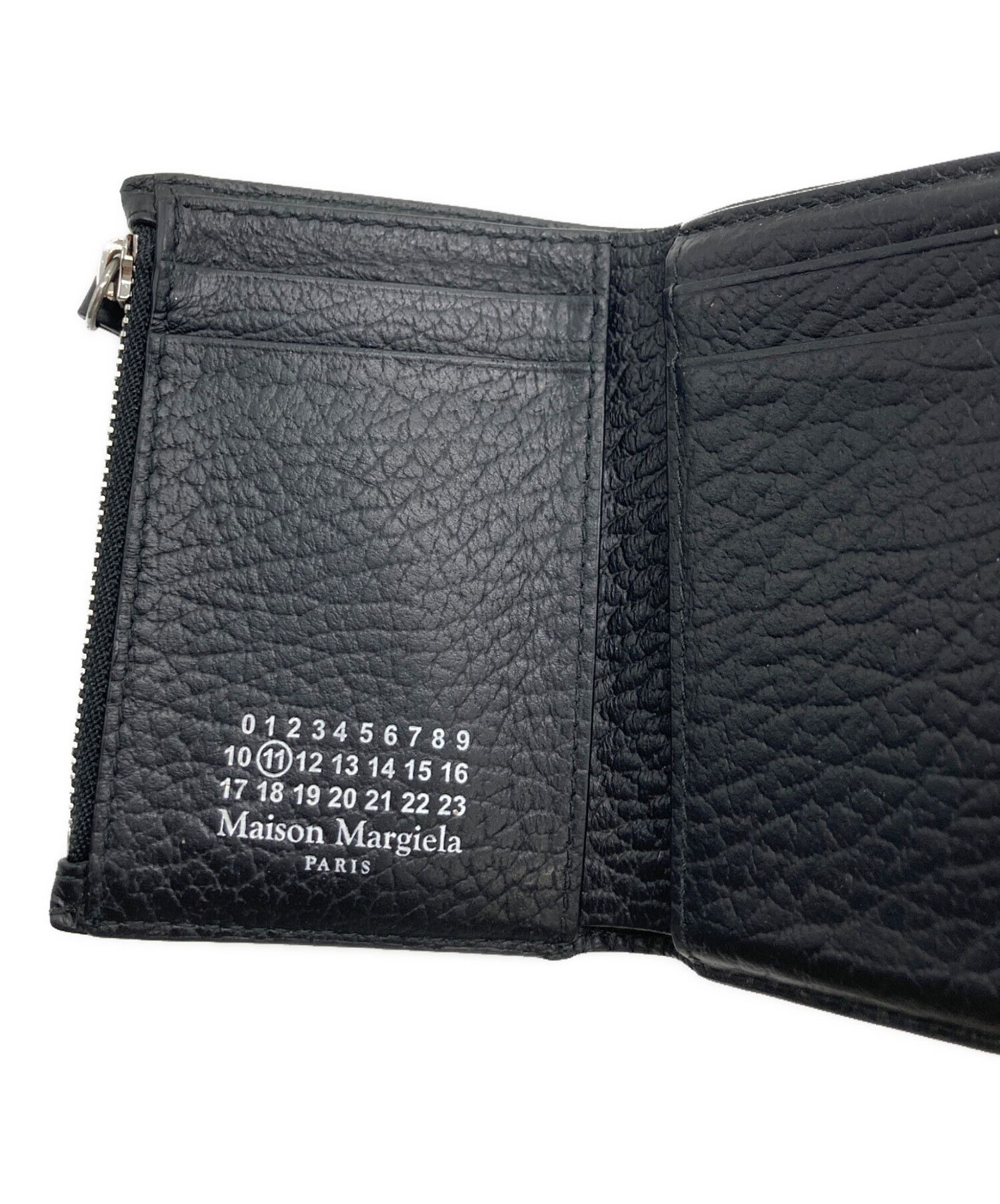 Maison Margiela Maison Margiela Grained leather three-fold wallet Size ONE SIZE - 5 Thumbnail