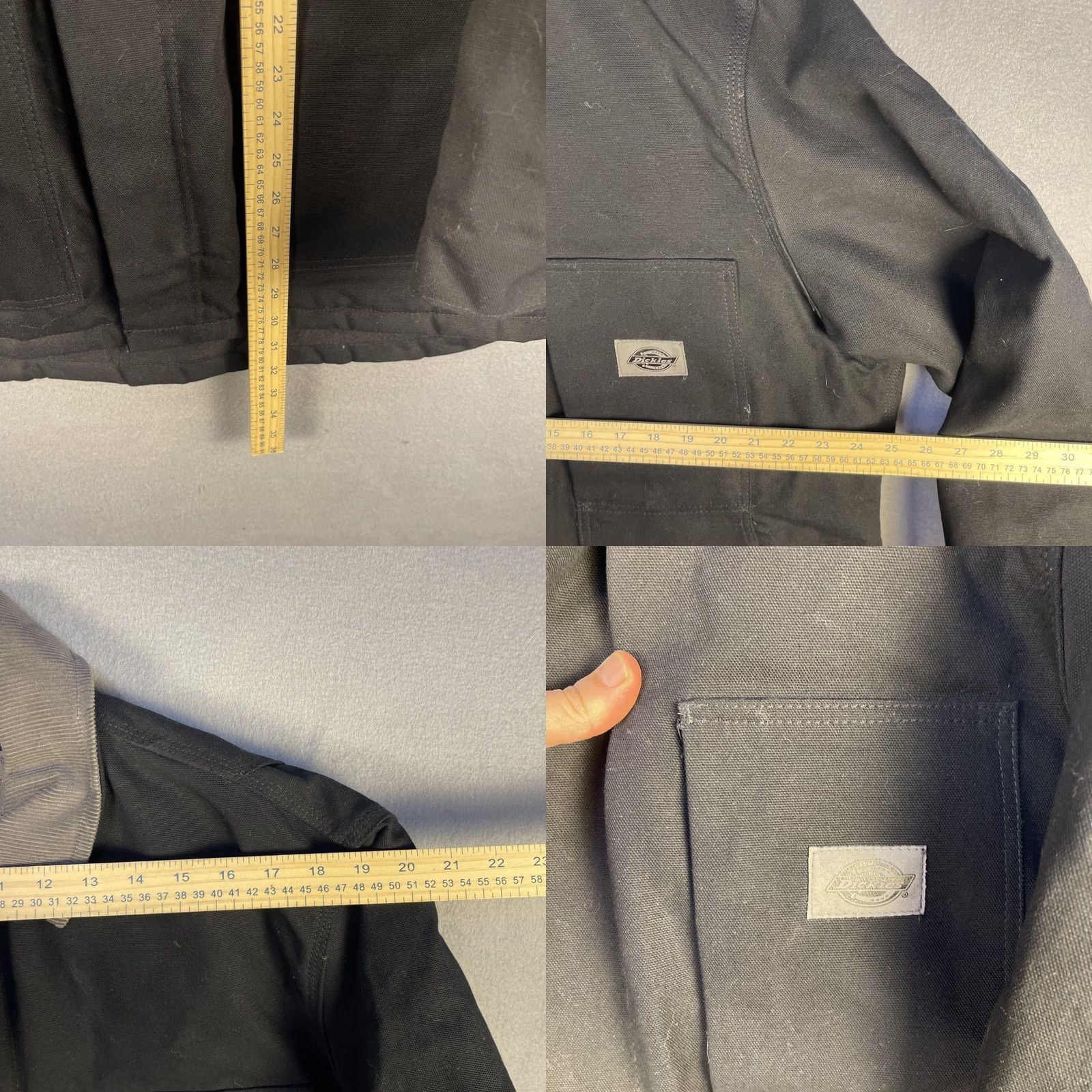 Dickies Dickies Eisenhower Jacket Mens Medium Black Zip Pockets Lined Duck Canvas Heavy Size US M / EU 48-50 / 2 - 8 Thumbnail