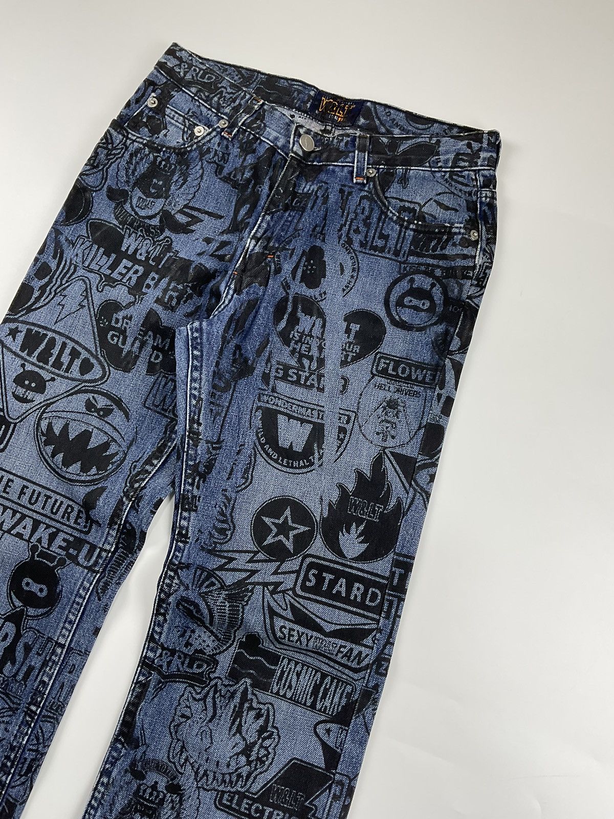 Walter Van Beirendonck Vintage Walter Van Beirendonck All Over Print Jeans Size US 28 / EU 44 - 4 Thumbnail