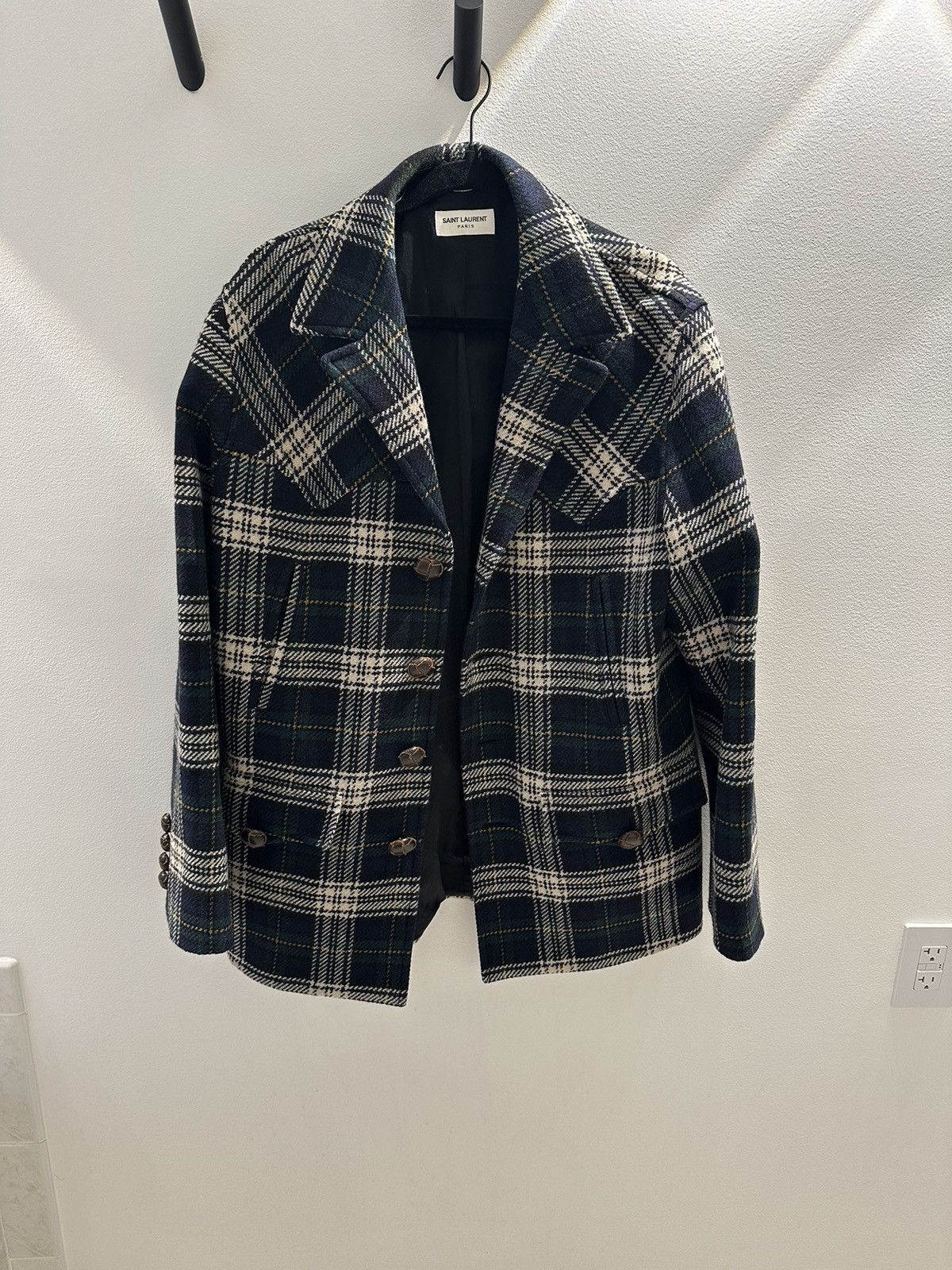 Saint Laurent Paris Saint Laurent Paris Men’s Wool Peacoat - size medium Size US M / EU 48-50 / 2 - 1 Thumbnail
