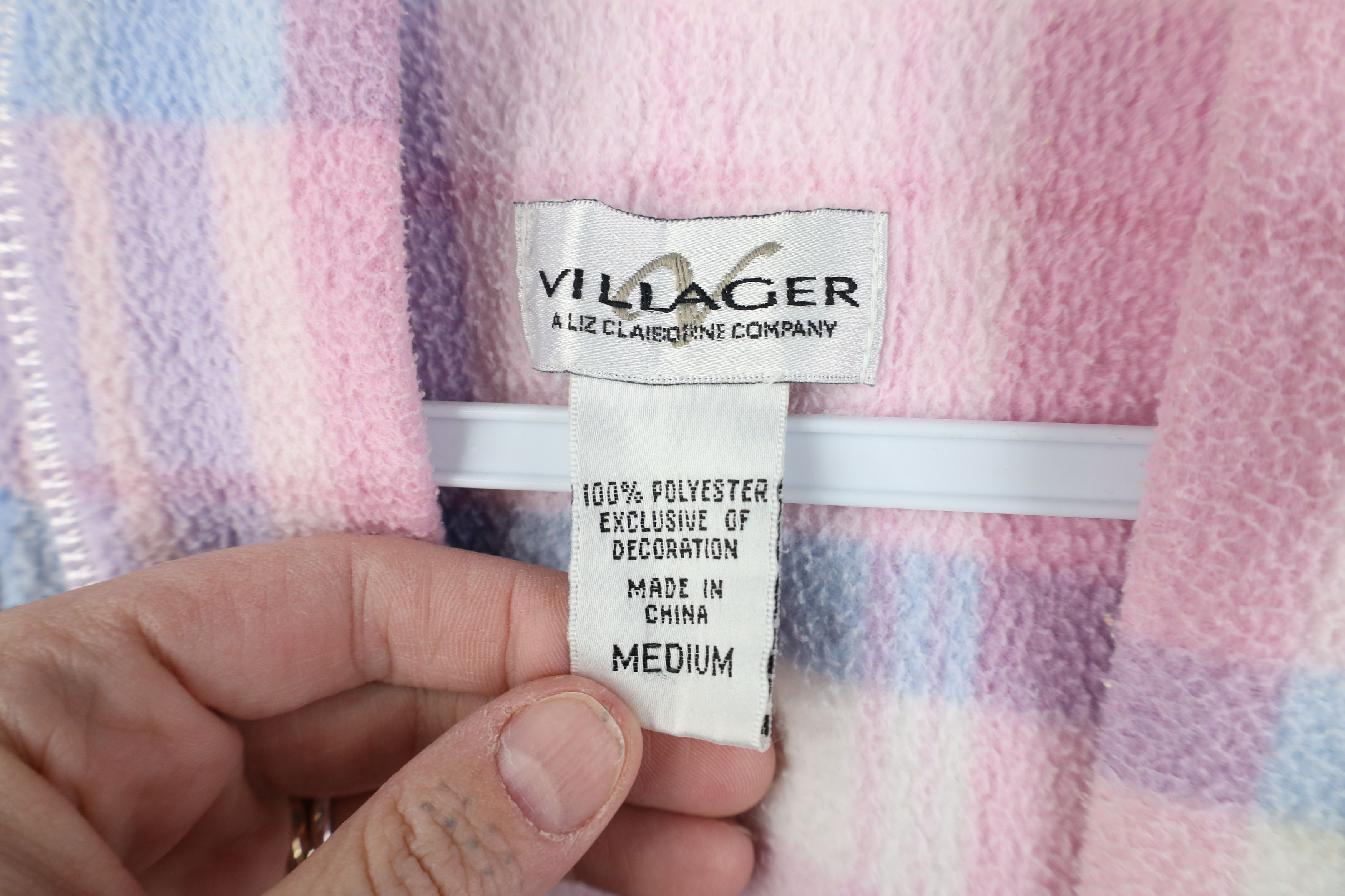 Vintage Vintage 90s Streetwear Distressed Belted Fleece Bath Robe Size M / US 6-8 / IT 42-44 - 11 Thumbnail