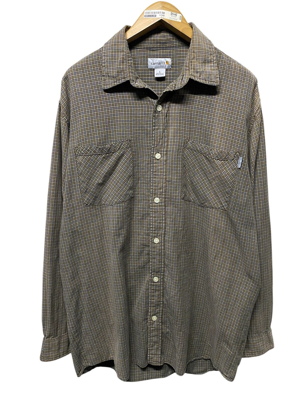 Carhartt Carhartt Fall 2011 Gingham Oversized Shirt Size US L / EU 52-54 / 3 - 1 Thumbnail