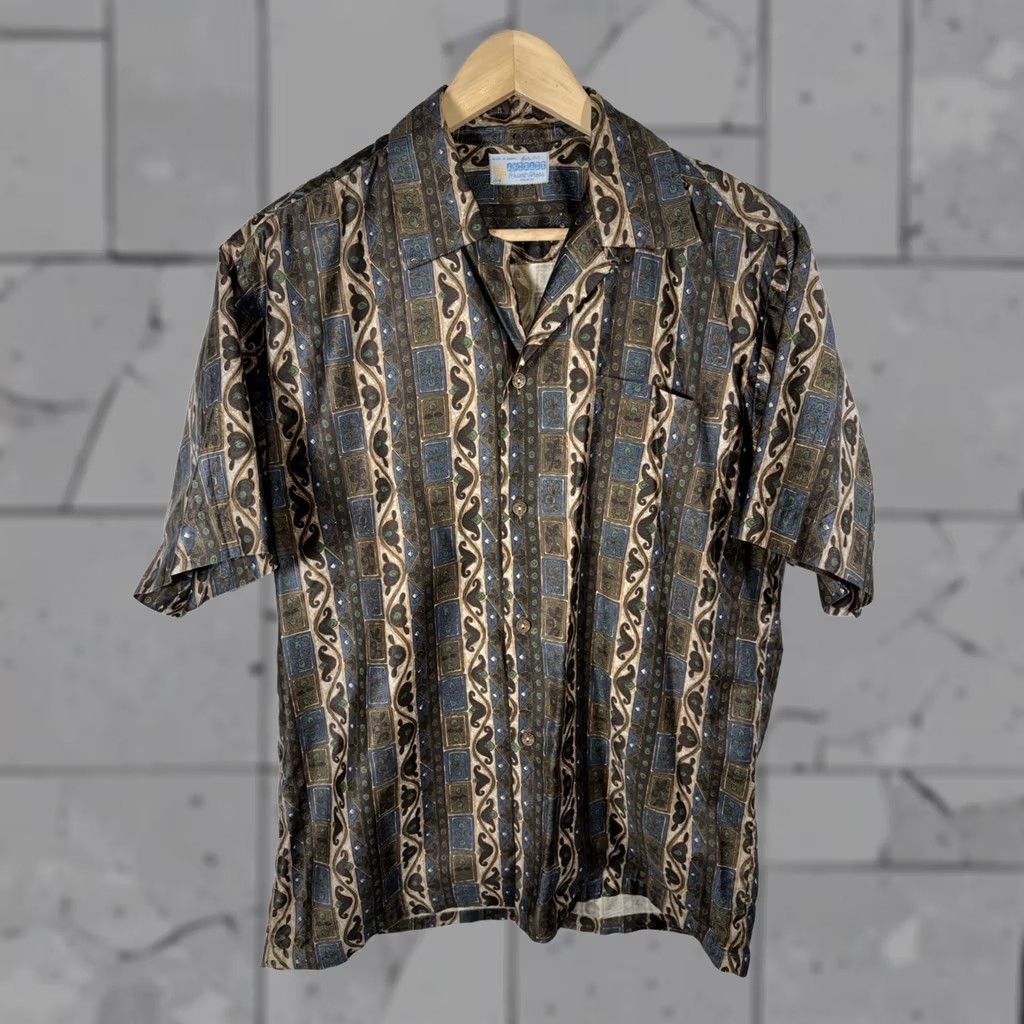 Vintage VTG Andrade Hawaiian Shirt Rare Print Coin Button 1960’s MENS M Size US M / EU 48-50 / 2 - 1 Thumbnail