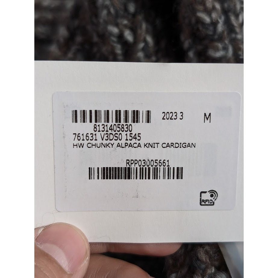 Bottega Veneta o1rshd1 Chunky Alpaca Knitwear Cardigan in Multicolor Size US M / EU 48-50 / 2 - 23 Thumbnail