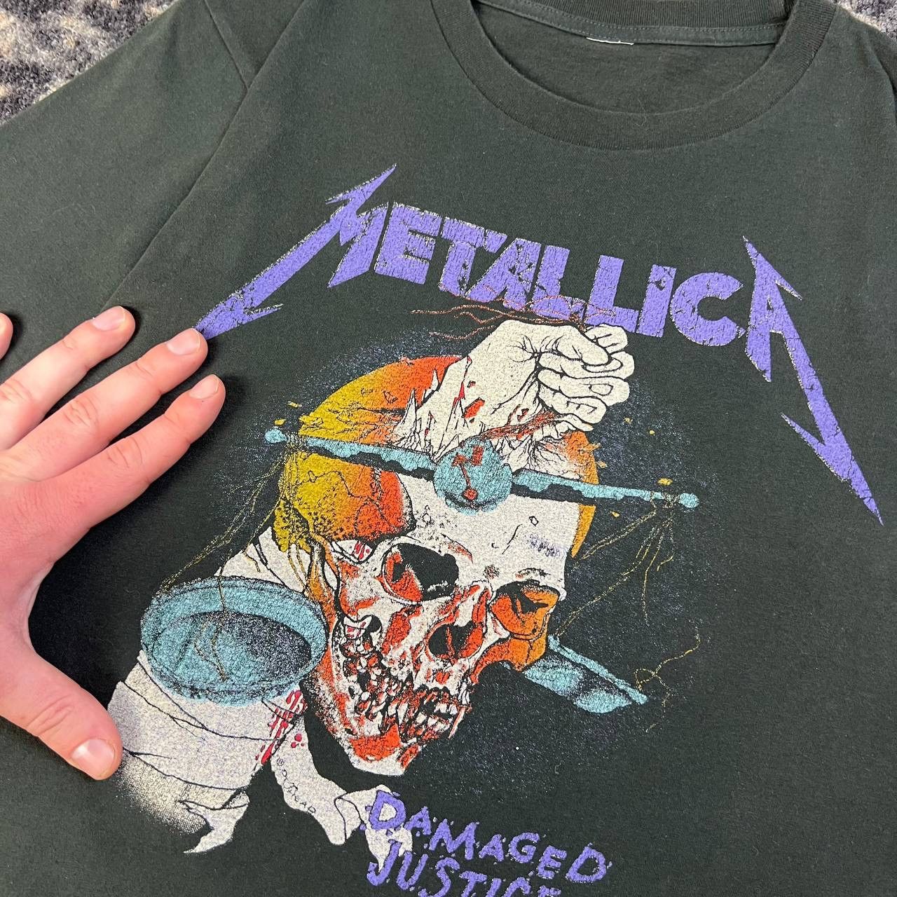 Metallica Metallica Vintage Y2K Two-Sides Logo Rock Band T-Shirt 1TS68 Size US S / EU 44-46 / 1 - 7 Thumbnail