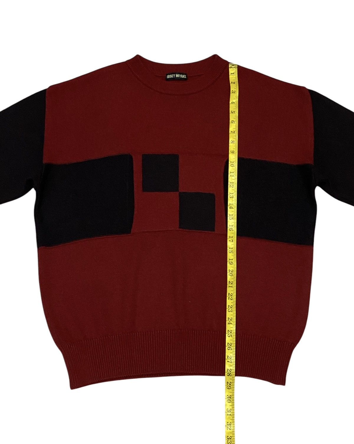 Issey Miyake Issey Miyake AW01 Checkered Turtleneck Knitted Sweater Size US M / EU 48-50 / 2 - 17 Thumbnail