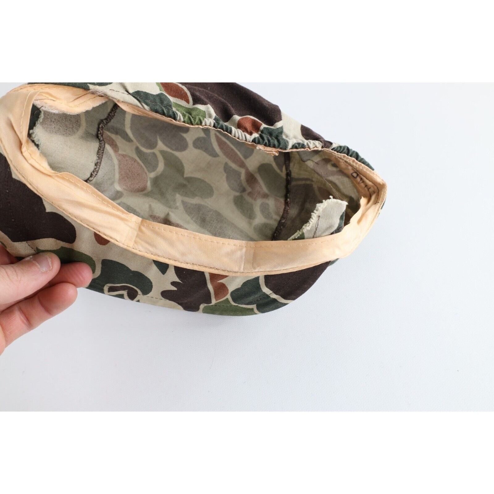 Vintage Vintage 70s 80s Frogskin Camouflage Military Style Hat Size ONE SIZE - 9 Thumbnail