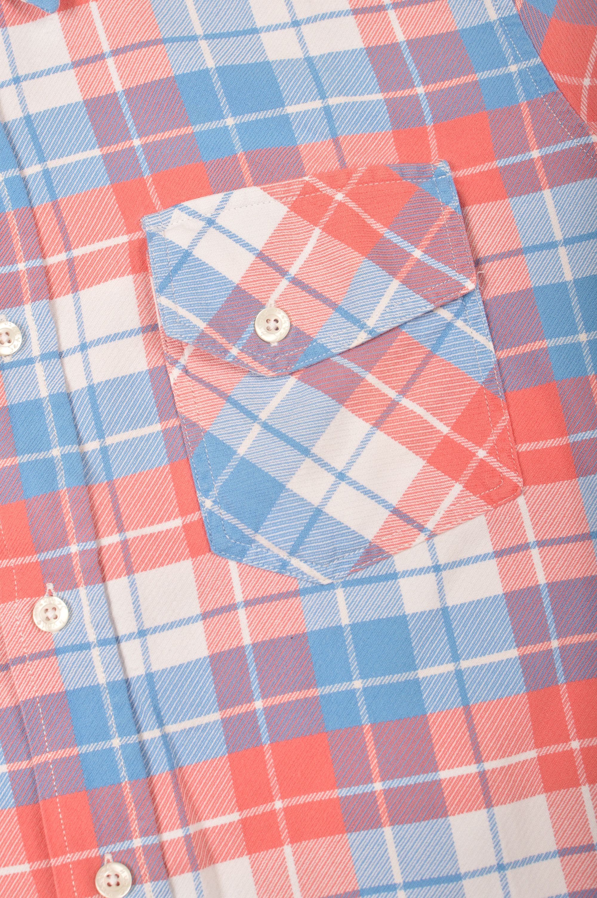 Flannel Nudie Jeans Plaid Flannel Long Sleeve Button Shirt Size US M / EU 48-50 / 2 - 2 Thumbnail