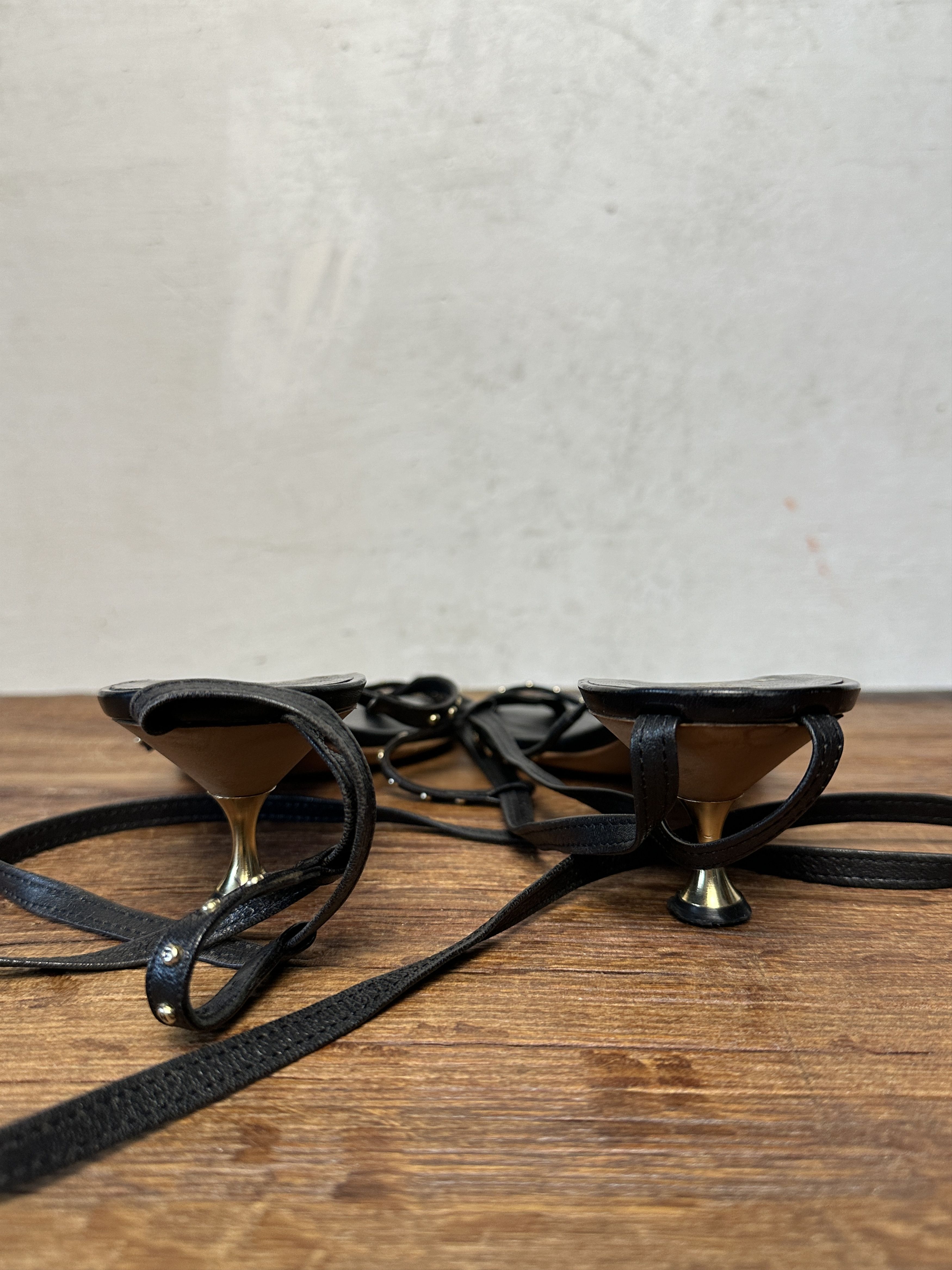 Chanel Chanel 00s Studs Black Strappy Sandals Size US 9.5 / IT 39.5 - 11 Thumbnail