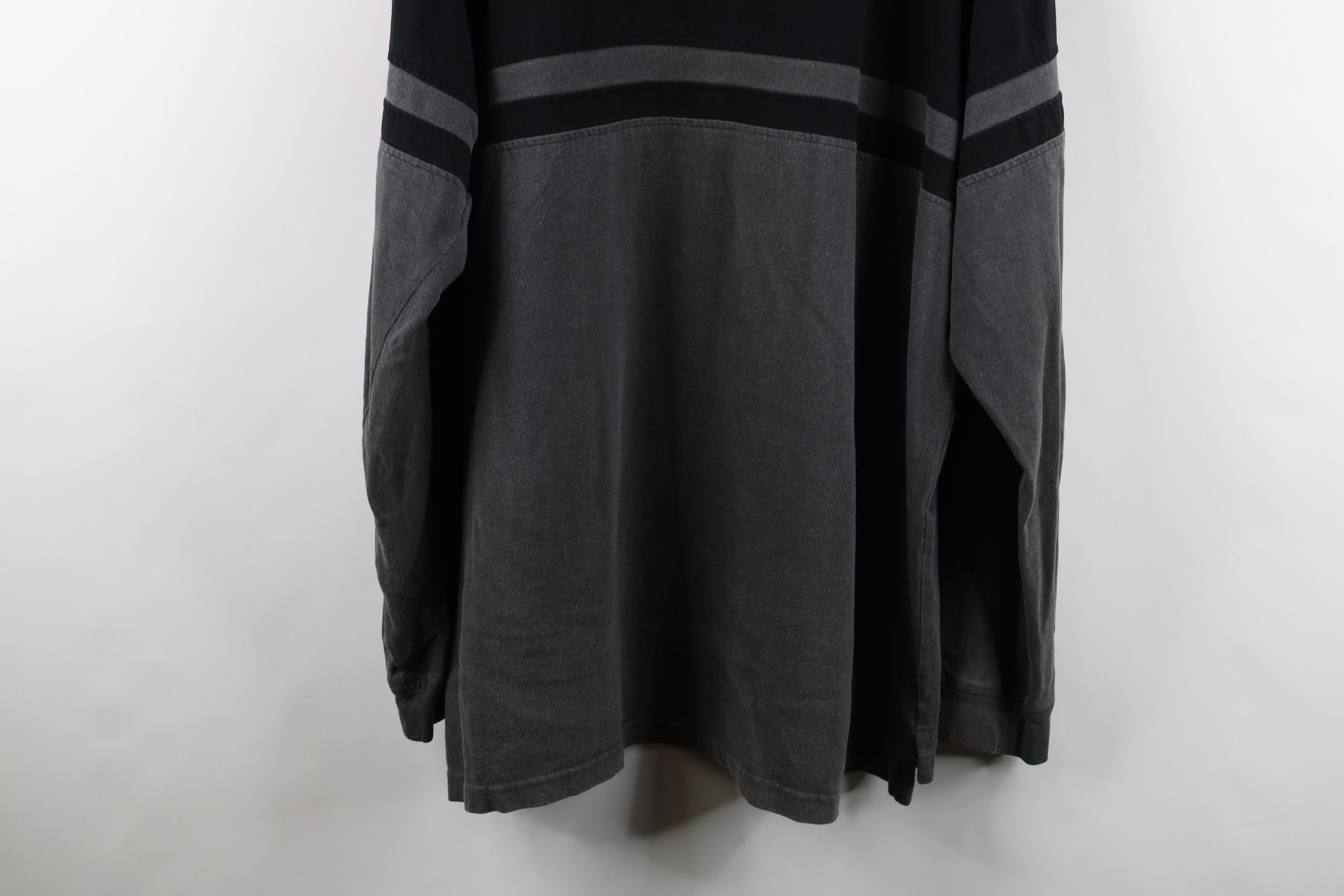 Vintage Vintage 90s Streetwear Block Heavy Long Sleeve Rugby Polo Size US XL / EU 56 / 4 - 15 Thumbnail