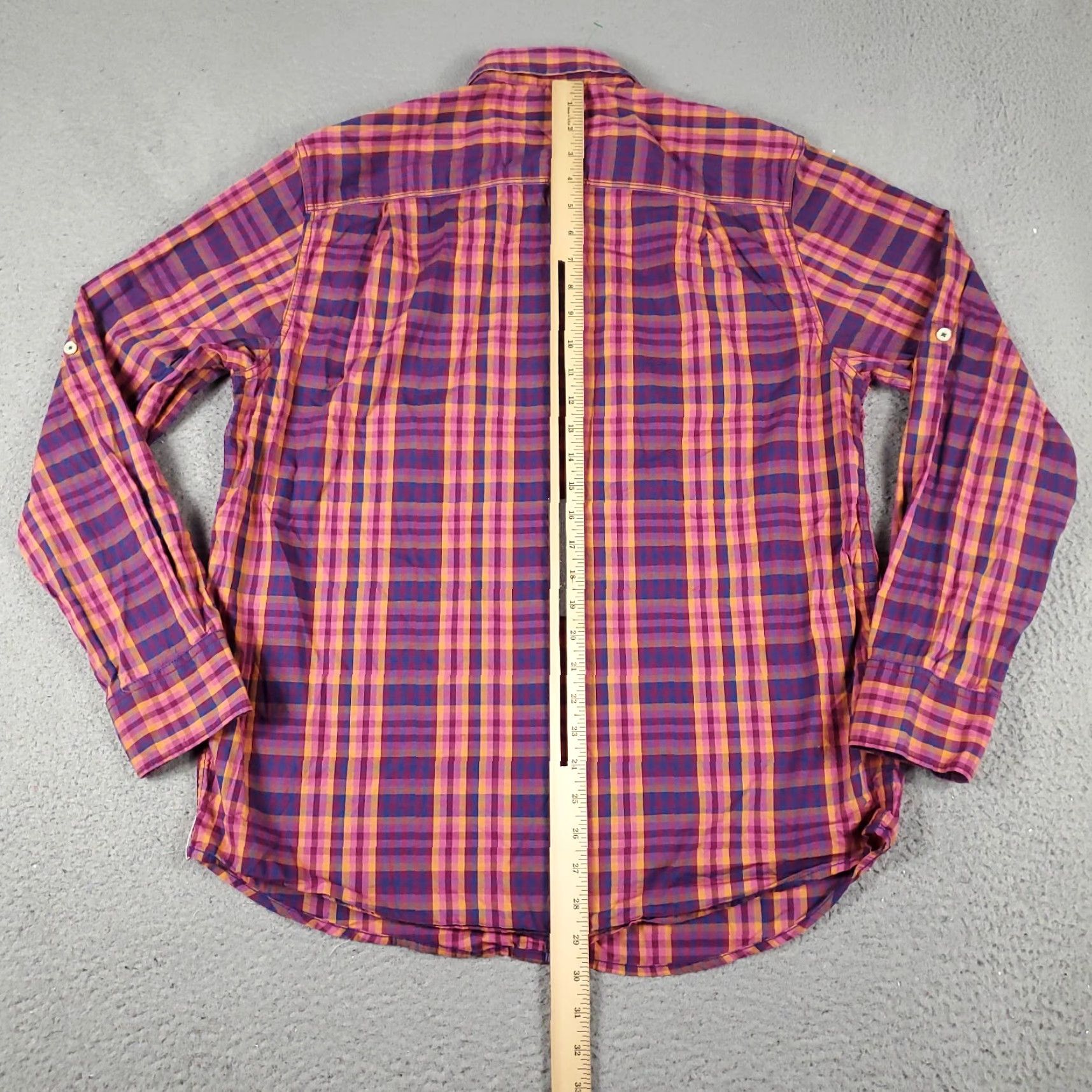 Tommy Bahama Tommy Bahama Shirt Mens Size Medium Purple Plaid Button-Up Long Sleeve Shirt Size US M / EU 48-50 / 2 - 3 Thumbnail