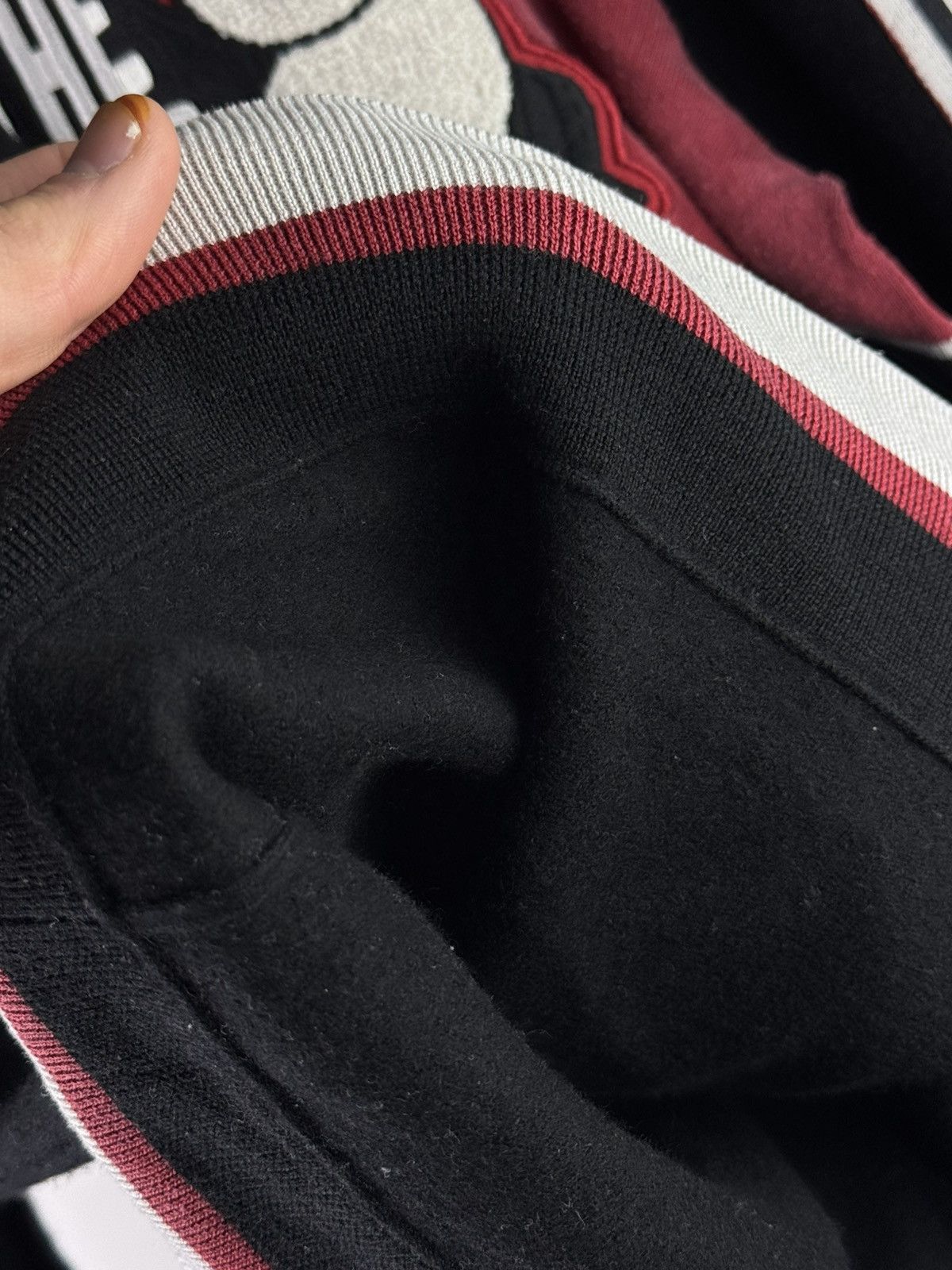 Dolce & Gabbana Dolce & Gabbana Panda Wool Khit Hoodie Black Size US S / EU 44-46 / 1 - 11 Thumbnail