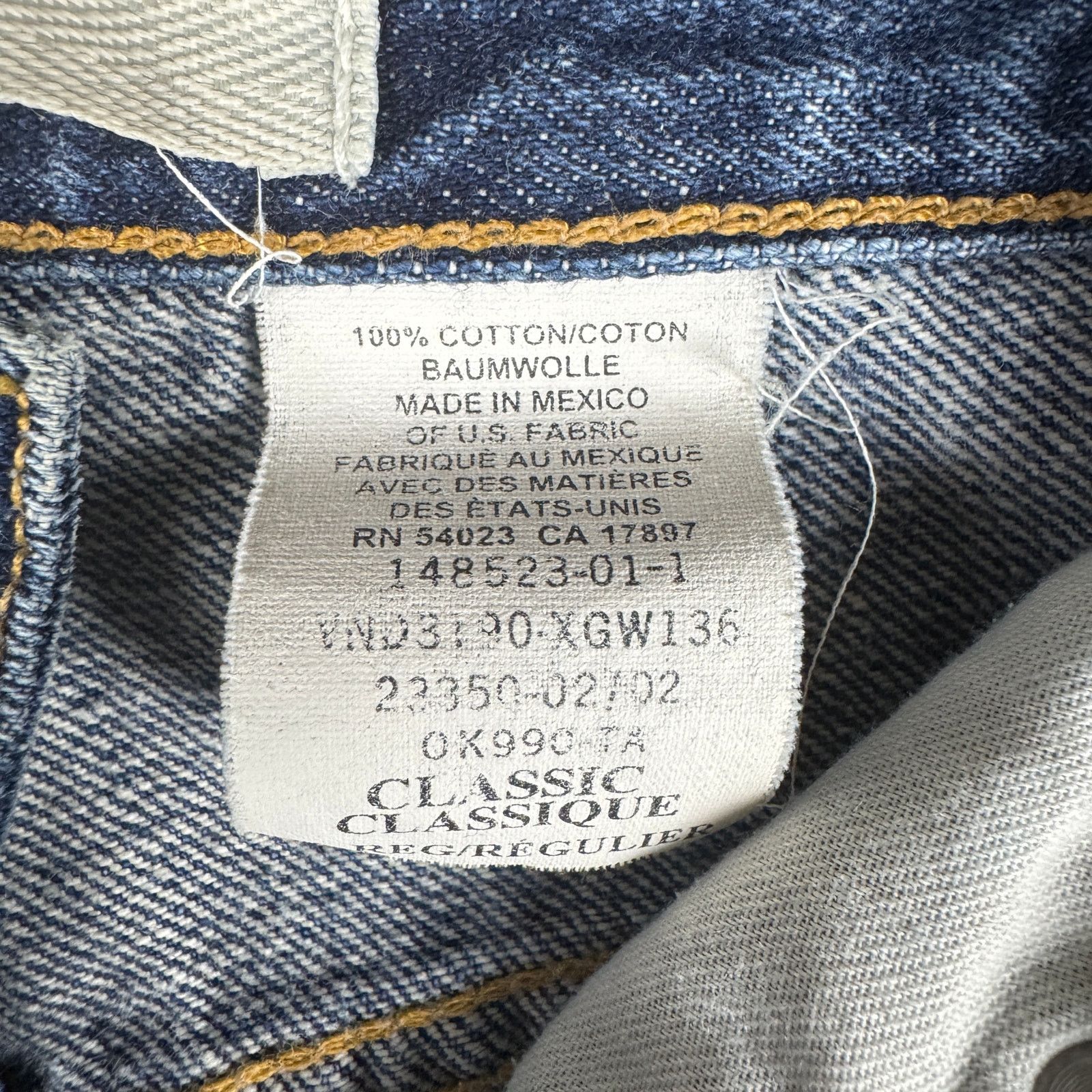 Gap Vtg GAP Classic Jeans Women’s 4 High Rise Denim 100% Cotton Size 27" / US 4 / IT 40 - 8 Thumbnail