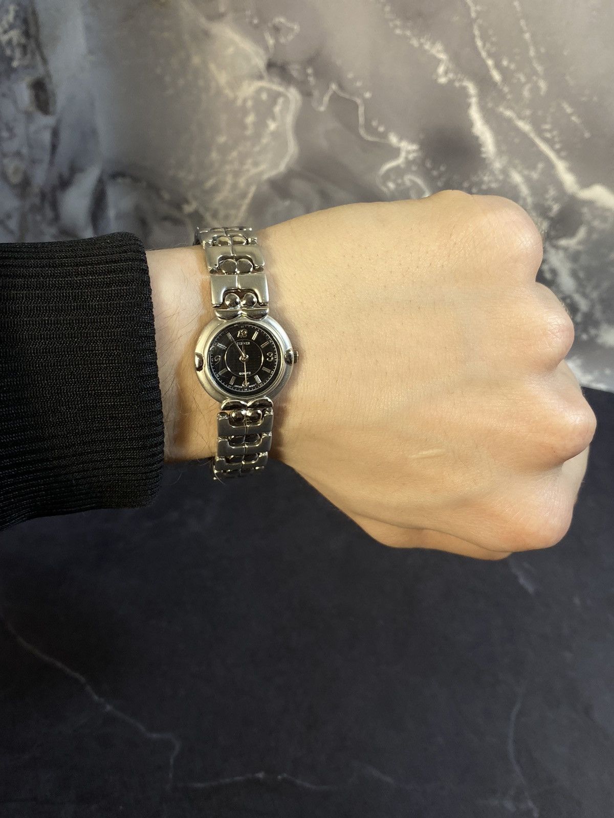 Jewelry Bijoux Terner Black Dial Quartz Watch Japanese Brand Size ONE SIZE - 4 Thumbnail