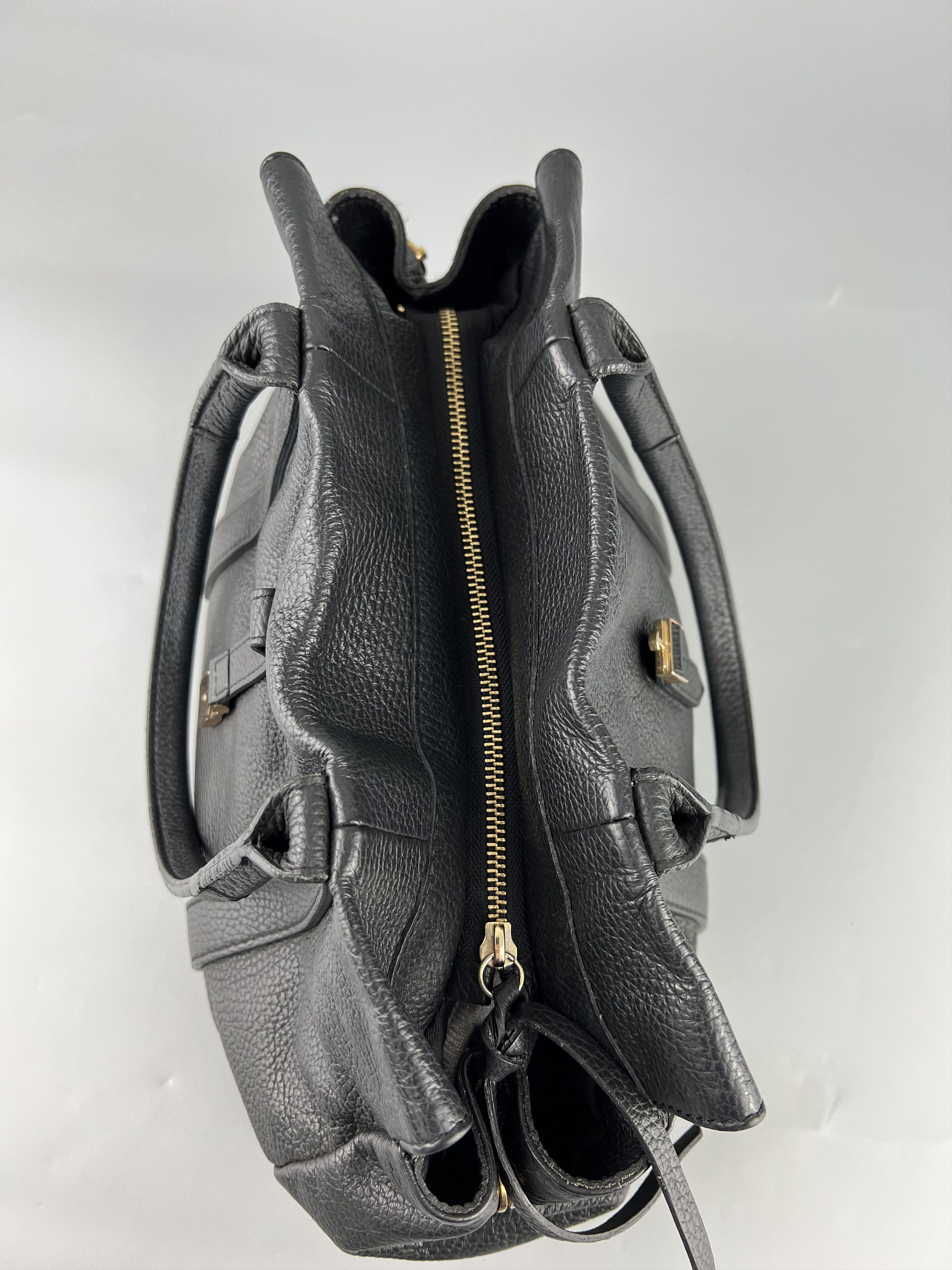 Gianni Chiarini Gianni Chiarini Black Leather Shoulder Bag Size ONE SIZE - 9 Thumbnail