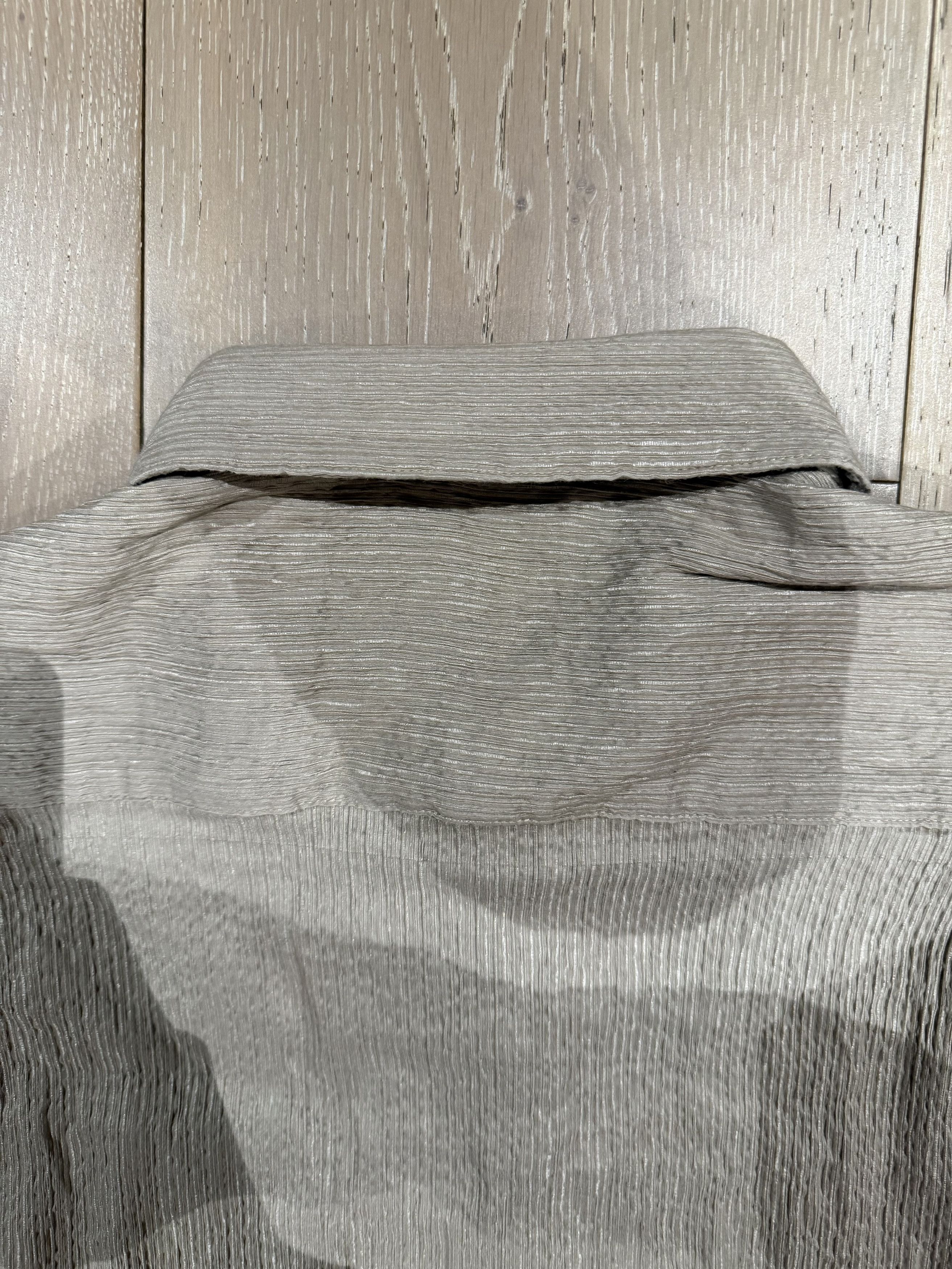 Colbo 💚 1/12 Colbo NYC Silk/Cotton TK Shirt Taupe Medium NEW Size US M / EU 48-50 / 2 - 16 Thumbnail