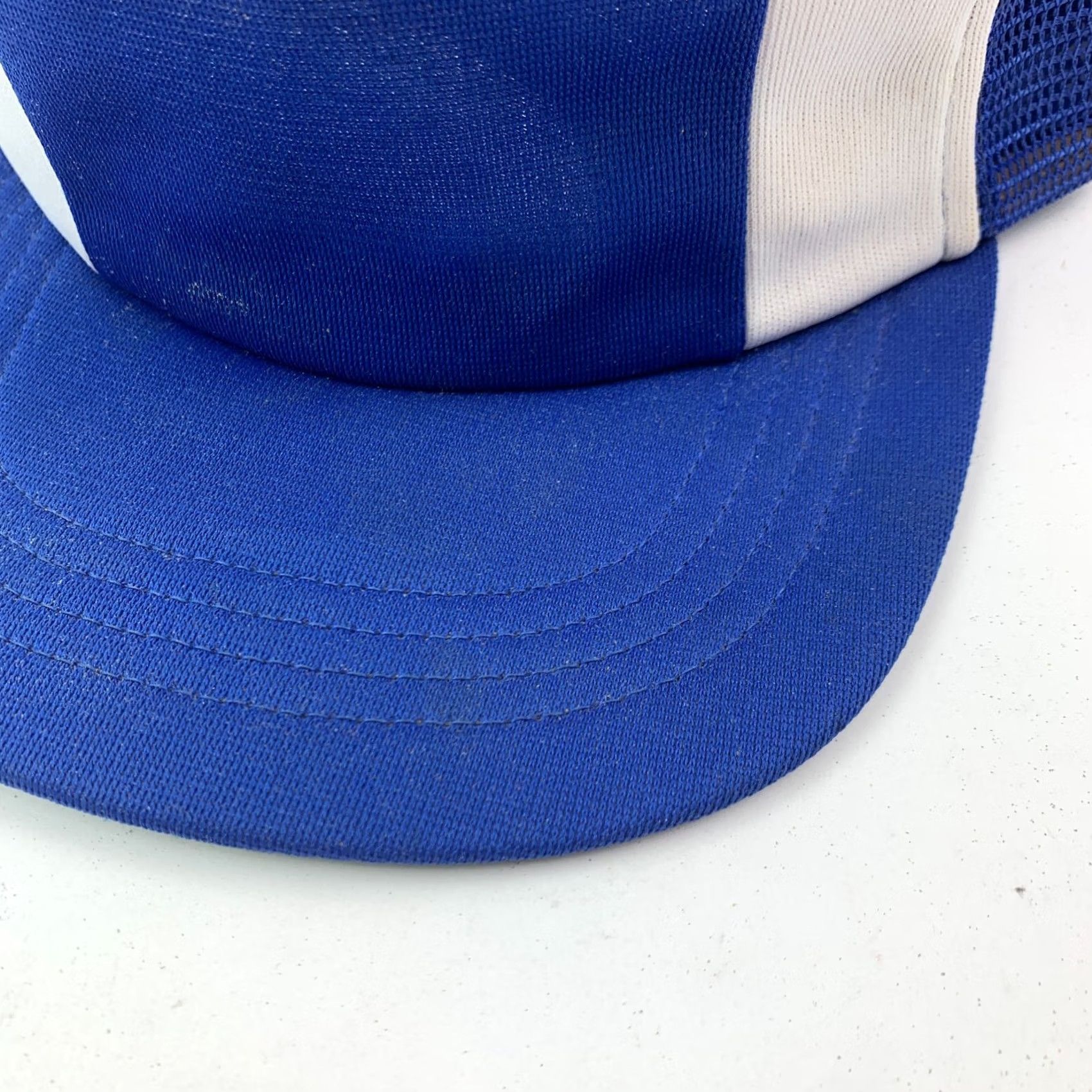 Vintage VINTAGE Snap-A-Tab Trucker Hat Cap Snapback Blue White Pinwheel Adjustable Men/Women? Size ONE SIZE - 2 Thumbnail