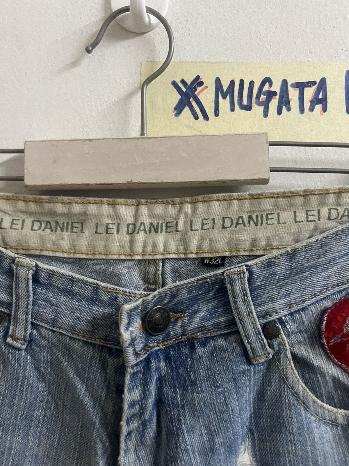 If Six Was Nine × Japanese Brand × Vintage THRASHED DISTRESSED DENIM PANT Size US 30 / EU 46 - 7 Thumbnail