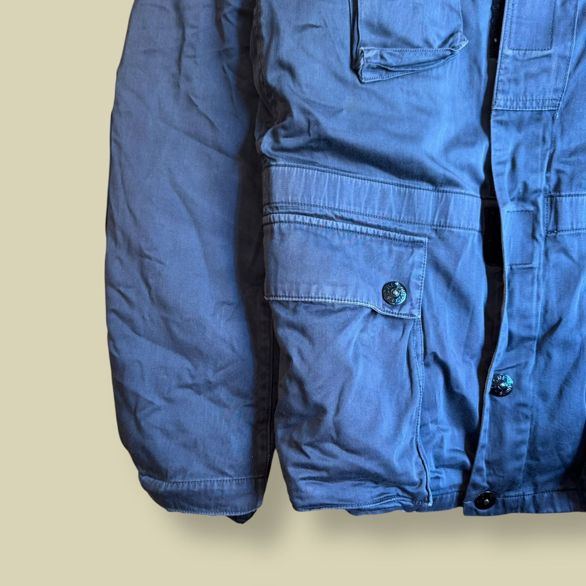 Stone Island Stone Island Blue Jacket with removable wool lining Size US XL / EU 56 / 4 - 5 Thumbnail