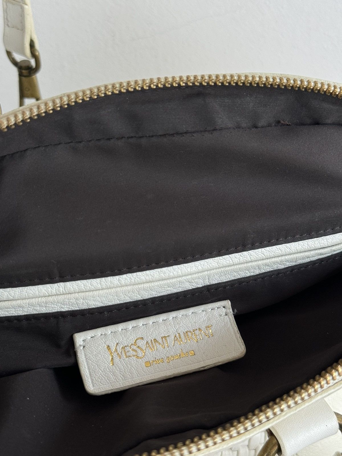Leather × Yves Saint Laurent Leather bag Yves Saint Laurent original casual luxury item Size ONE SIZE - 8 Thumbnail