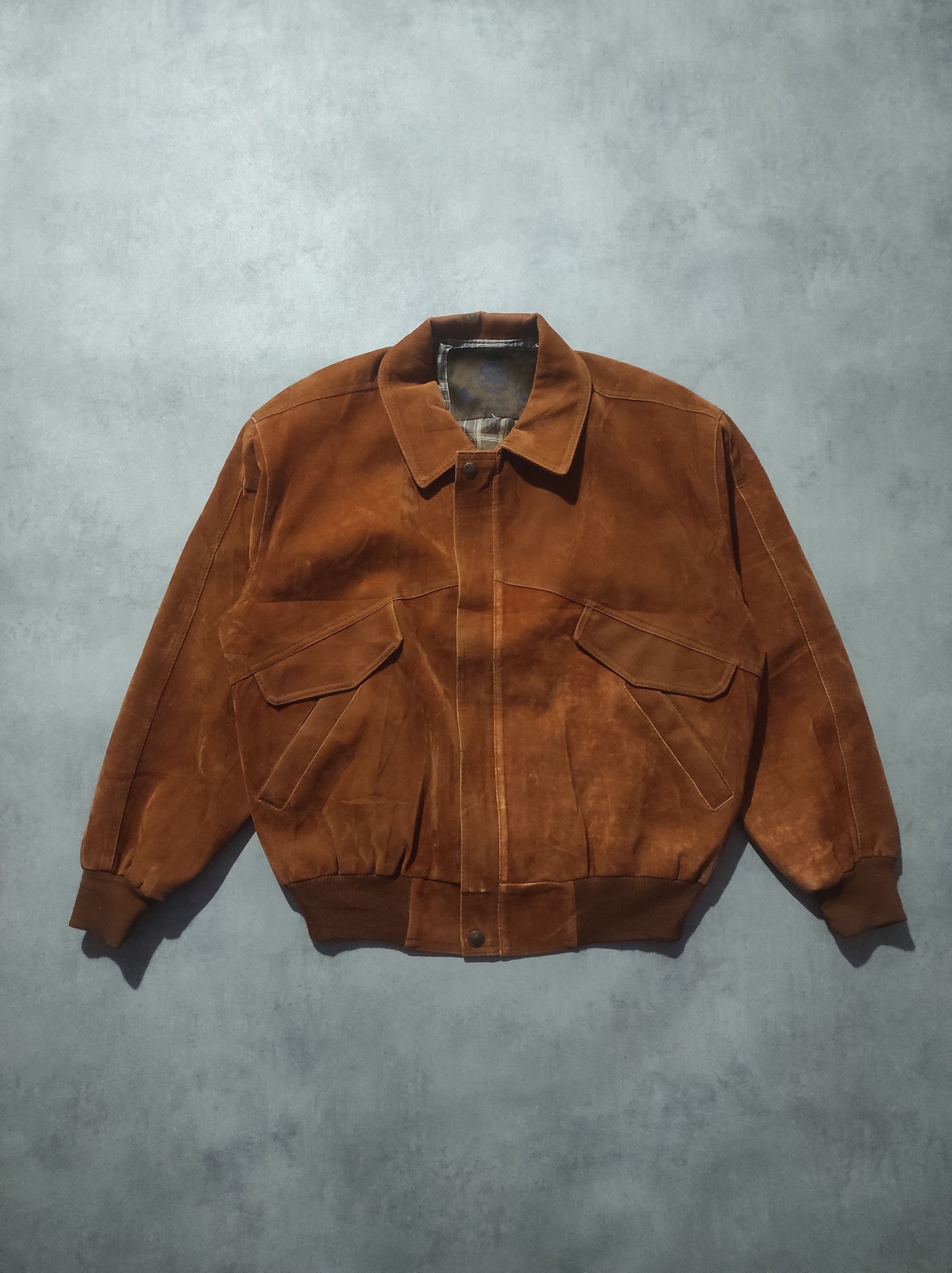 Other Vintage Alta Moda Suede Jacket – Cognac Brown Size US M / EU 48-50 / 2 - 6 Thumbnail