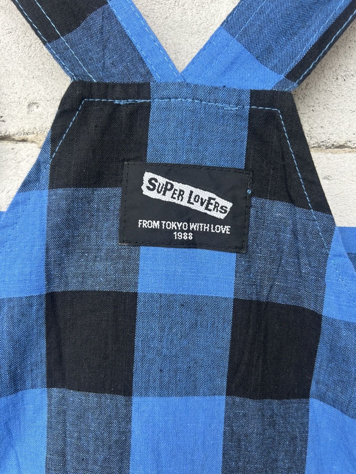 Hysteric Glamour Super Lovers Tokyo Blue Checkered Coverall Size US 32 / EU 48 - 11 Thumbnail