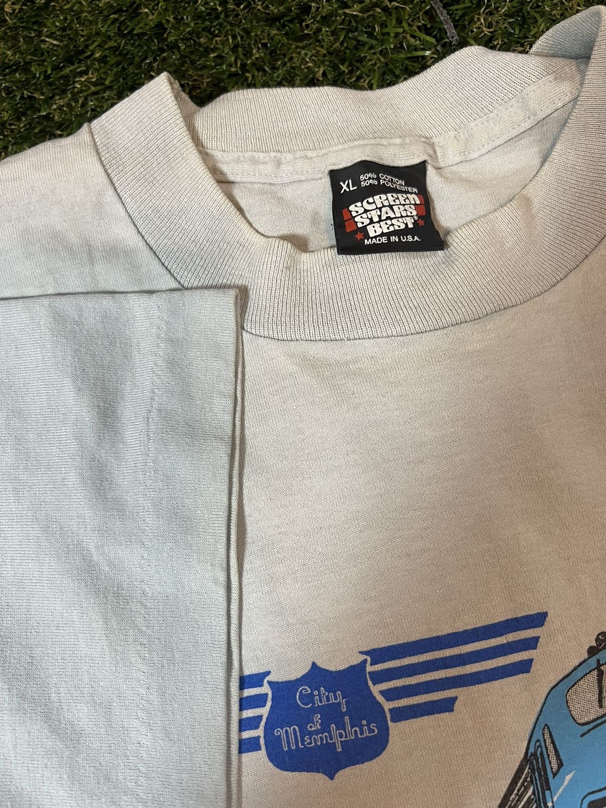 Vintage Vintage 1990 CSX Memphis Railroads Train Track Tee Size US XL / EU 56 / 4 - 4 Thumbnail