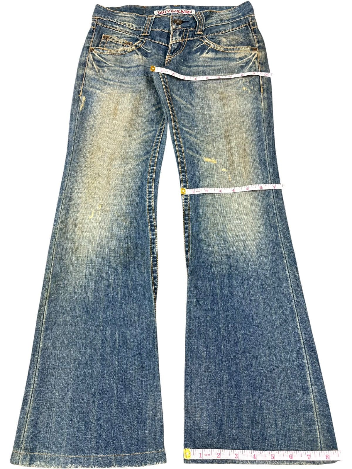 Japanese Brand Vintage Japanese Brand Mud Wash Bootcut Flare Jeans Size US 28 / EU 44 - 12 Thumbnail