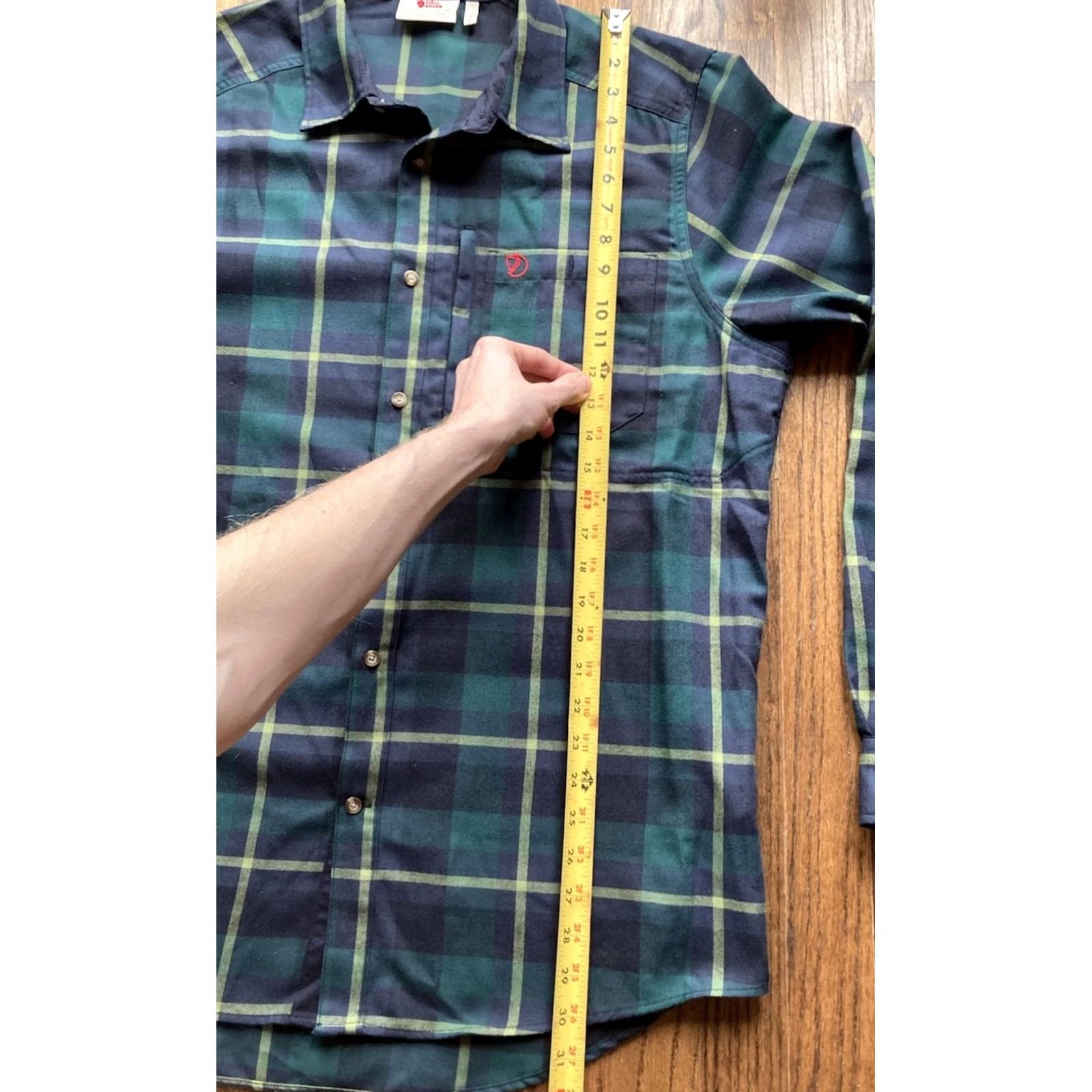 Vintage VINTAGE Fjallraven Fjallglim Shirt Mens XL Green Blue Tartan Plaid Flannel Long Sleeve Size US XL / EU 56 / 4 - 6 Thumbnail