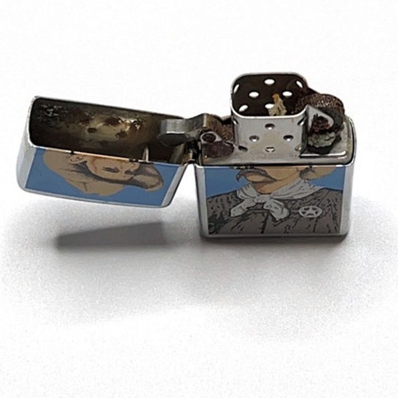 Zippo Vintage Zippo – Wyatt Earp – High Polish Chrome – 1997 XIII Size ONE SIZE - 3 Thumbnail