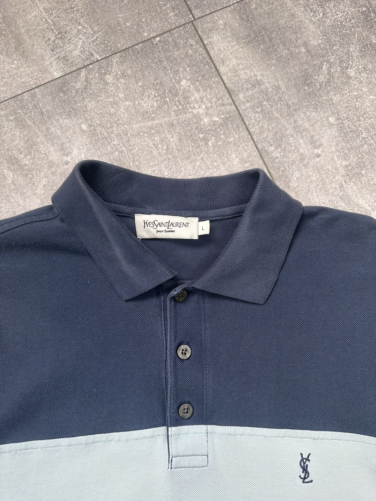 Other Vintage Yves Saint Lauren Small Logo Polo Size US L / EU 52-54 / 3 - 6 Thumbnail