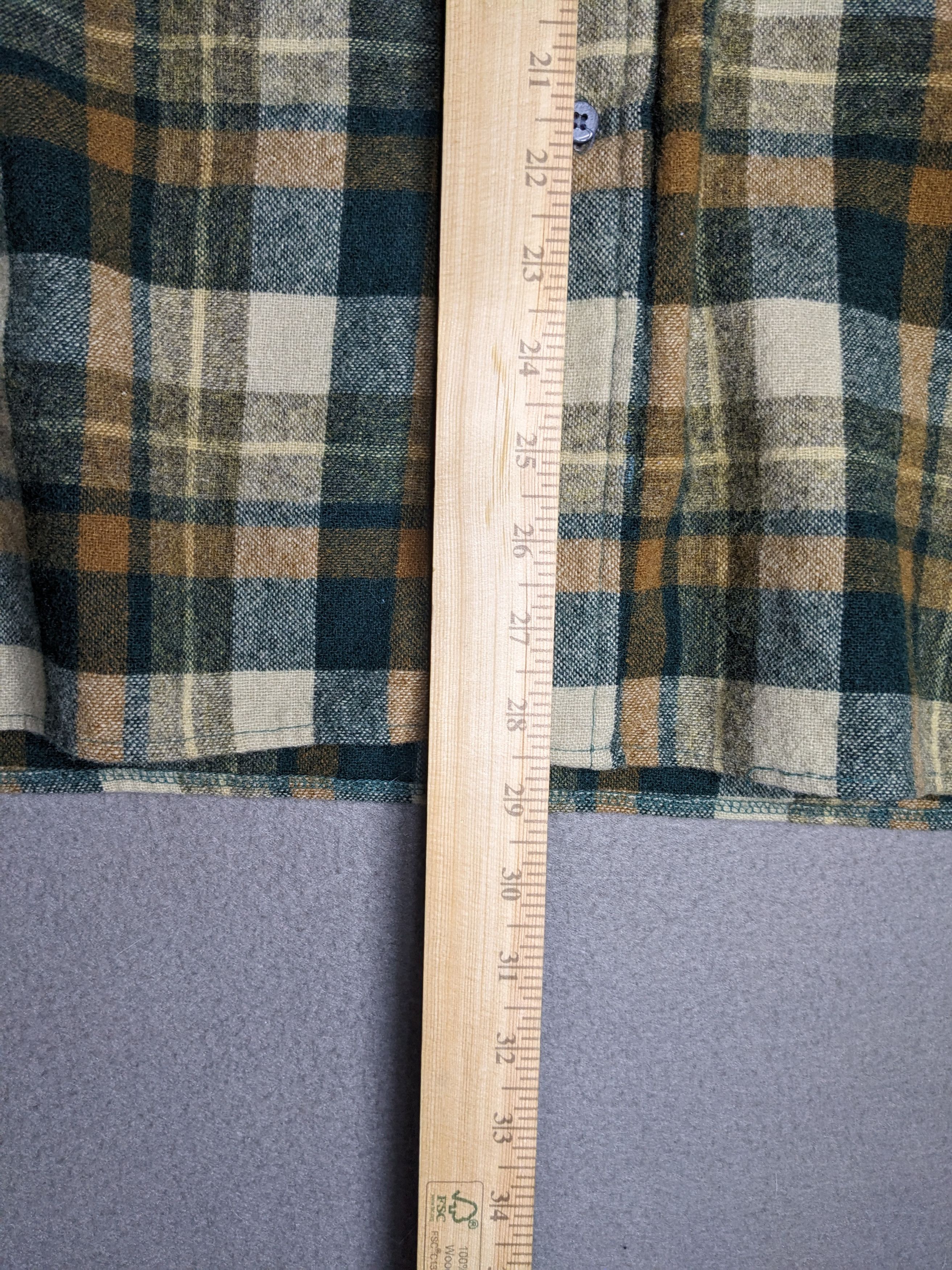 Vintage VTG 80s Tartan Plaid Flannel Shirt Wool XL Korea Workwear Size US XL / EU 56 / 4 - 12 Thumbnail