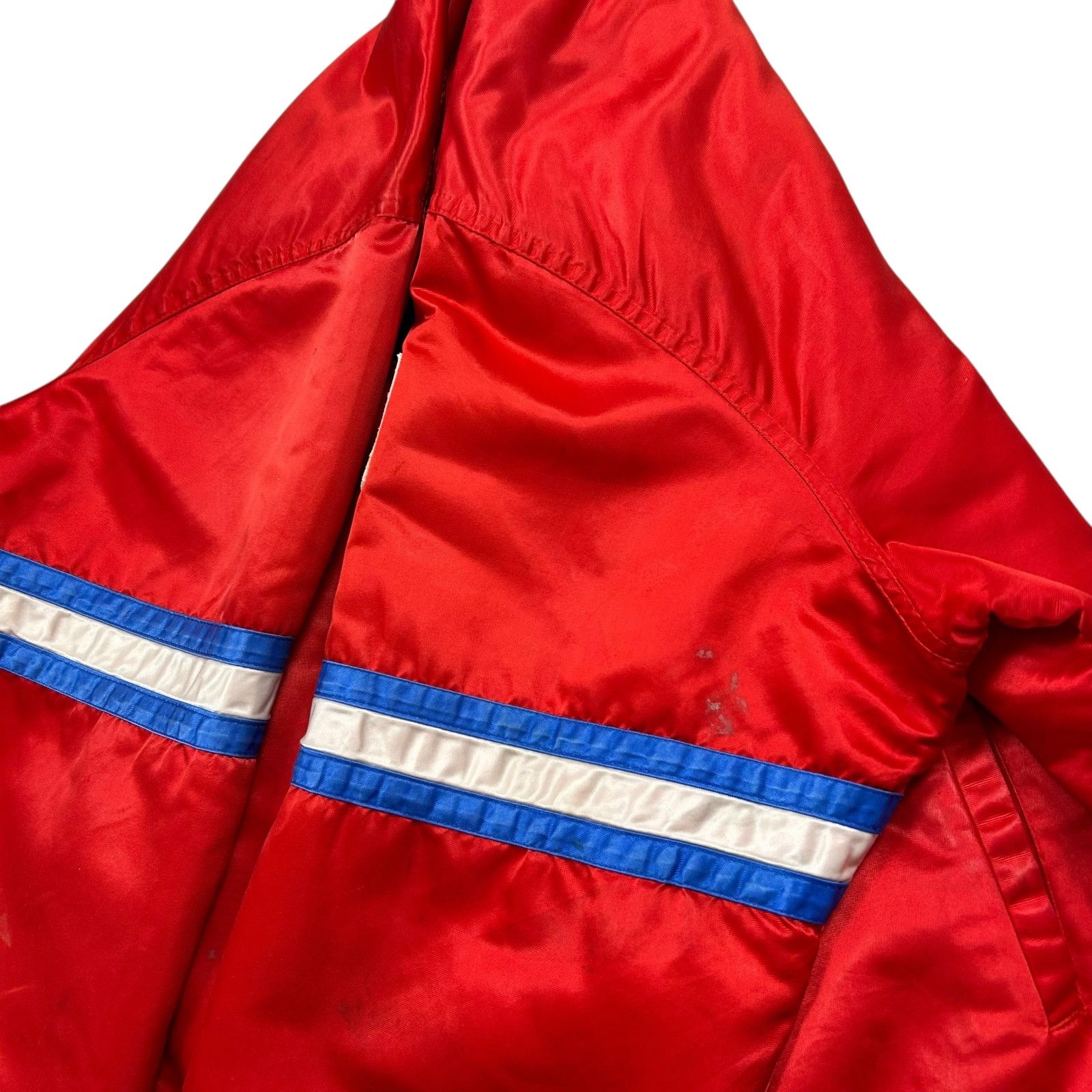 NFL RARE VTG 90s NFL NEW YORK GIANTS STARTER SATIN JACKET Size US XXL / EU 58 / 5 - 16 Thumbnail