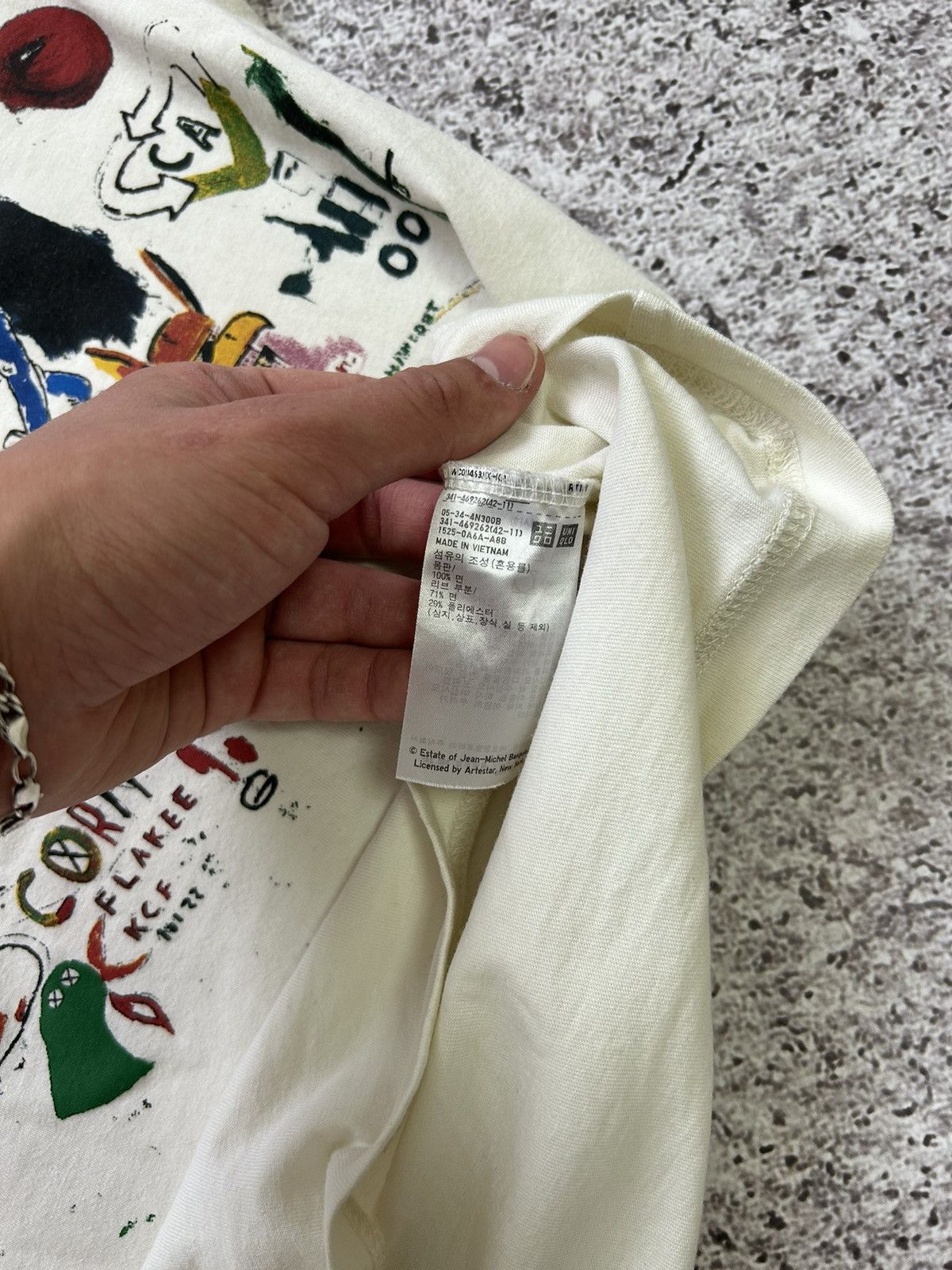 Designer × Jean-Michel Basquiat × Uniqlo Jean Michael Basquiat x Uniqlo Art Designer T-Shirt Y2K Size US S / EU 44-46 / 1 - 9 Thumbnail