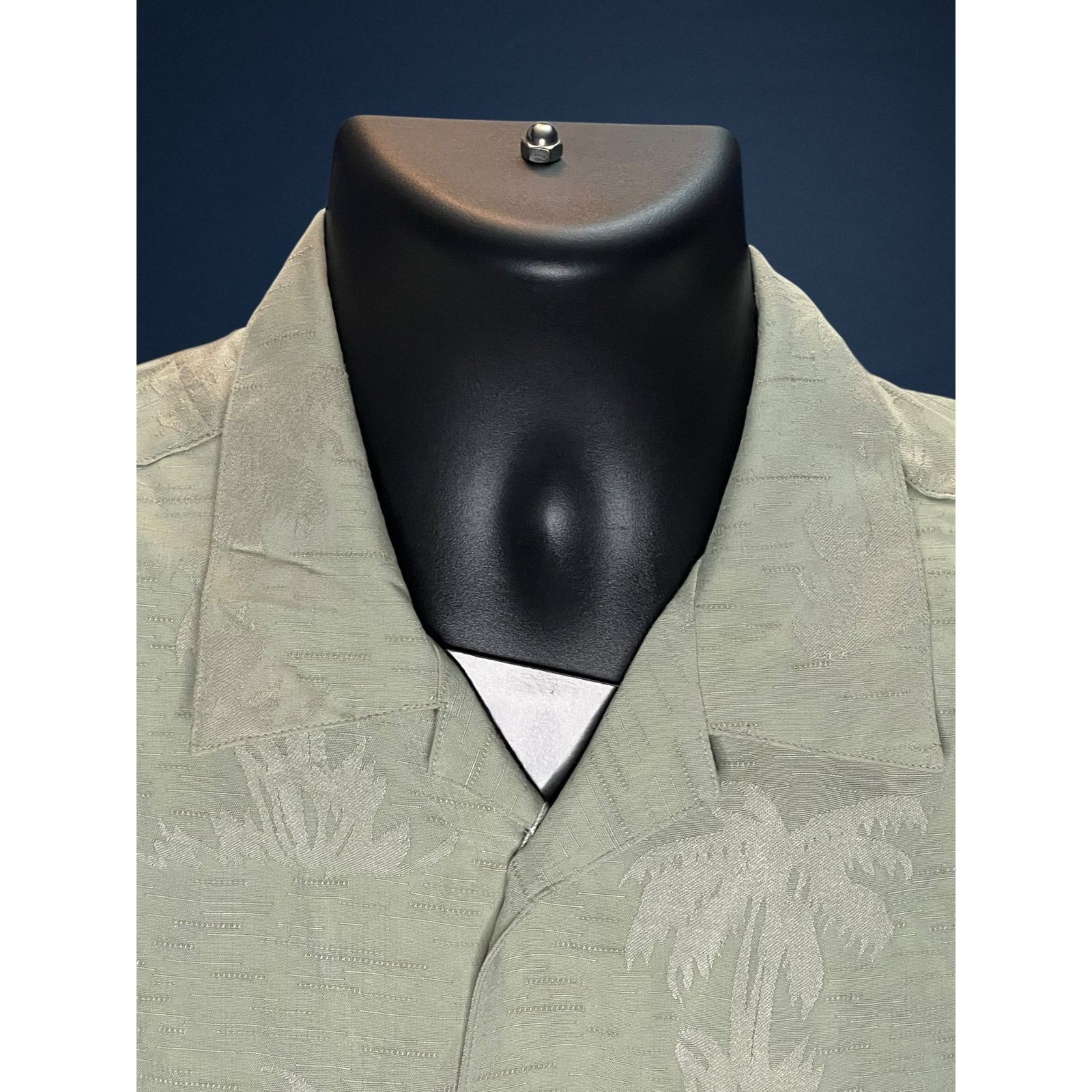 Other UltraClub Cabana Breeze Men Large Green Palm Hawaiian Shirt Size US L / EU 52-54 / 3 - 7 Thumbnail