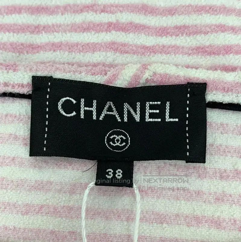 Chanel Chanel Striped Pink Cotton Women's T-Shirt . Size S / US 4 / IT 40 - 4 Thumbnail